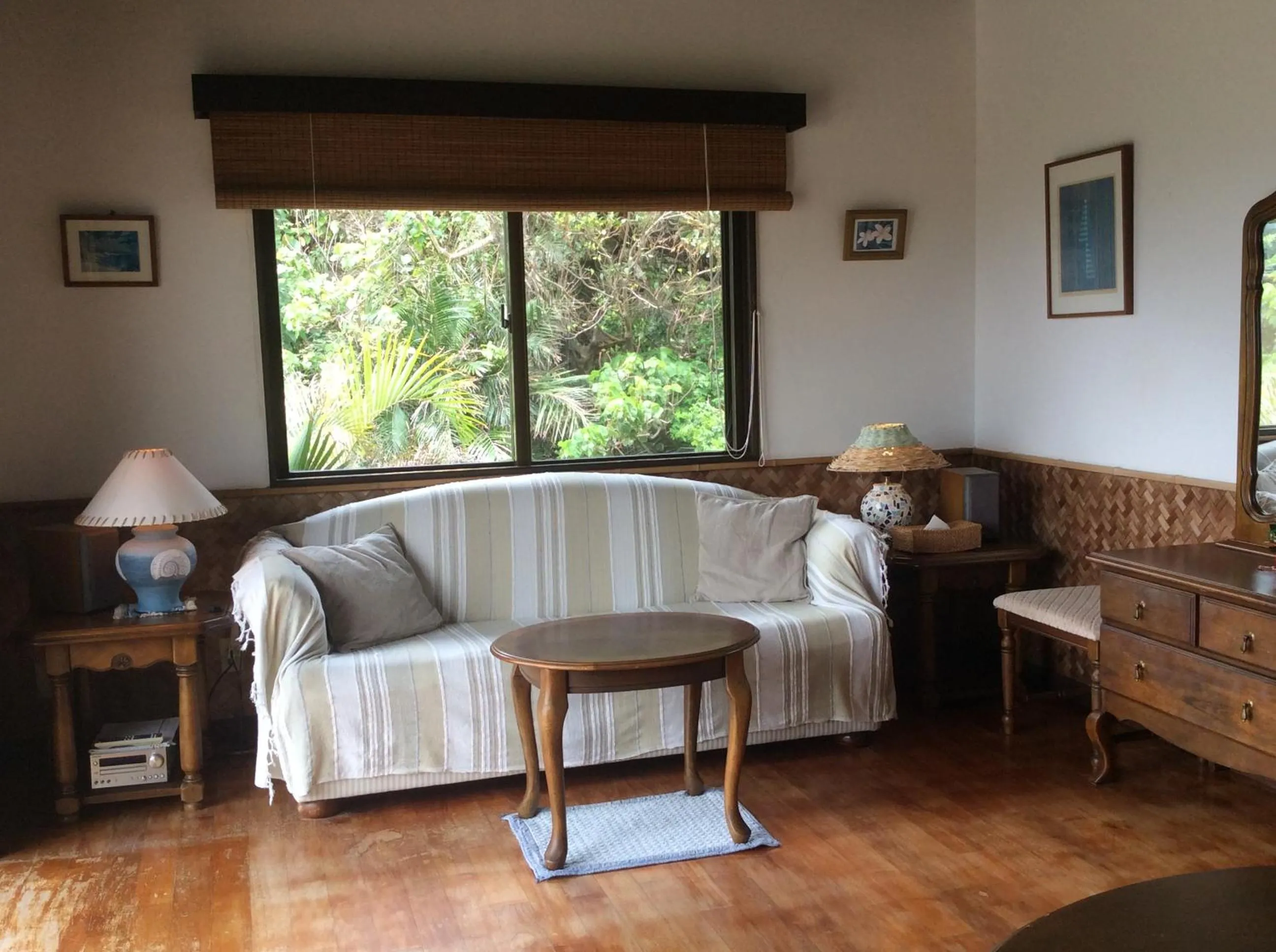 Seating area in Mayagusuku Resort