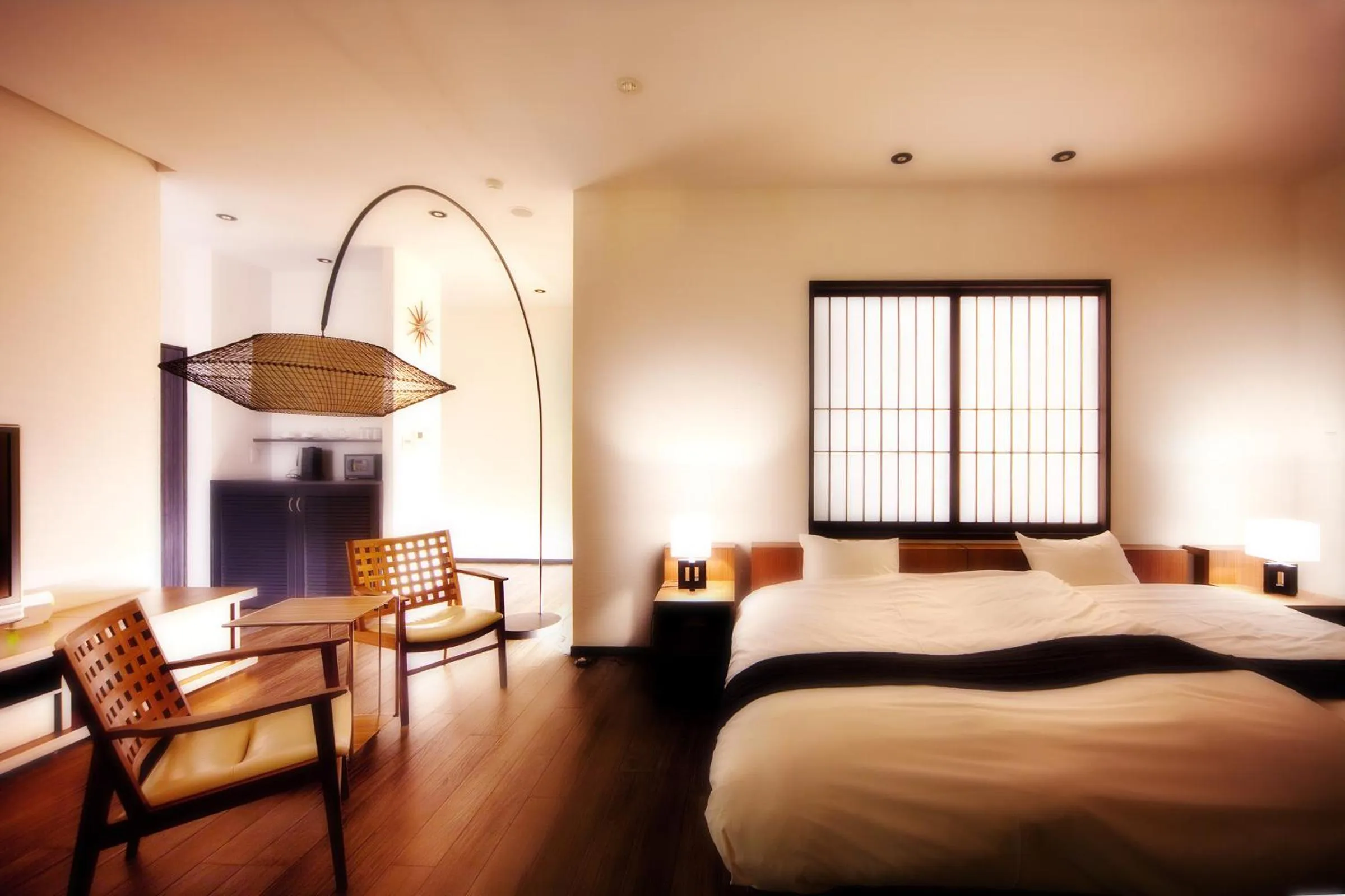 Photo of the whole room, Bed in Hanare Matsushimakaku