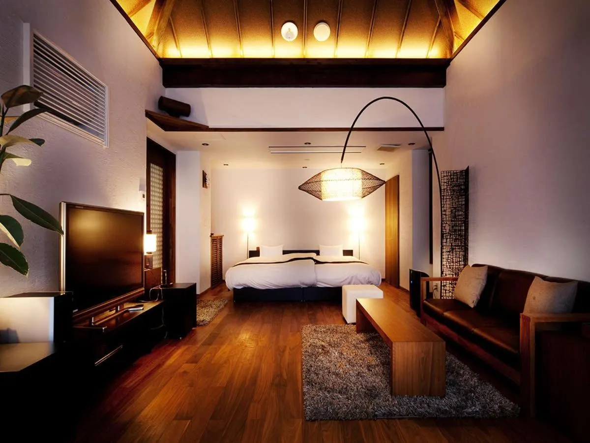 Bed in Hanare Matsushimakaku