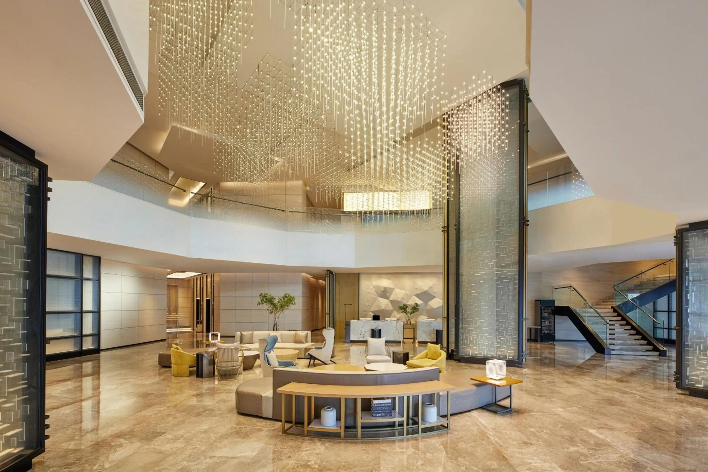 Lobby or reception in Courtyard by Marriott Yangzhou