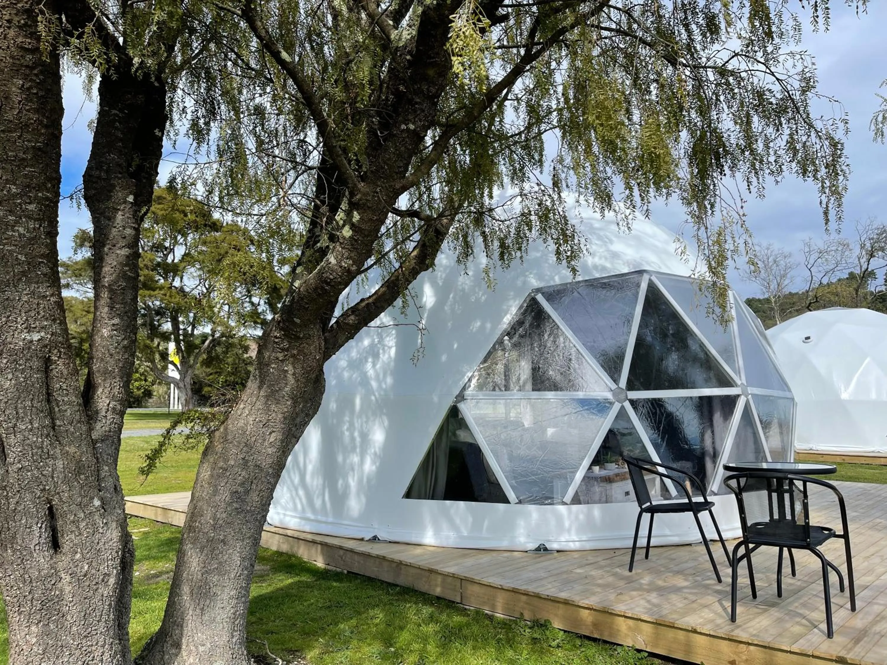 Patio in Motutere Bay TOP 10 Holiday Park
