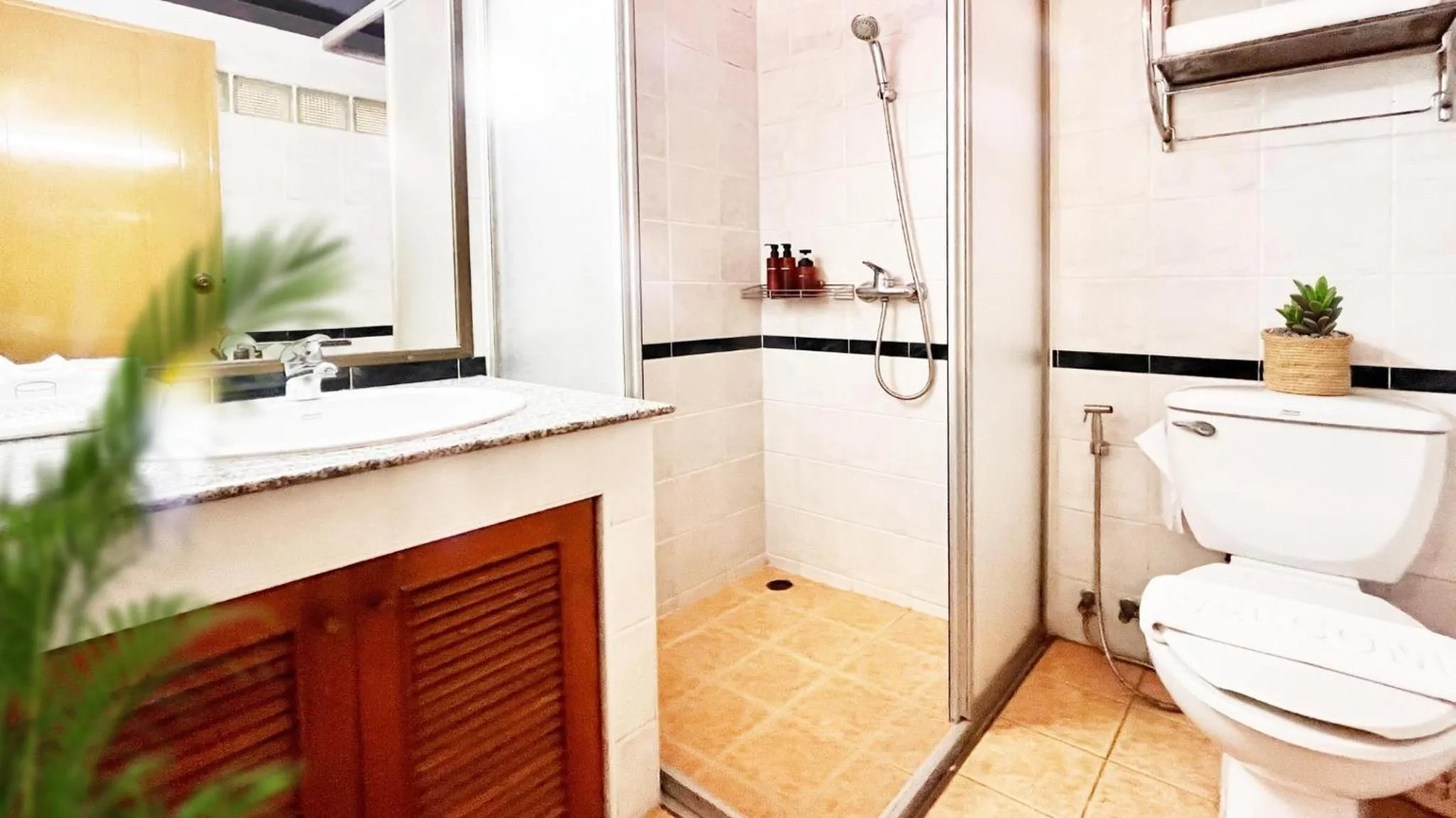 Shower in Birds and Bees Resort