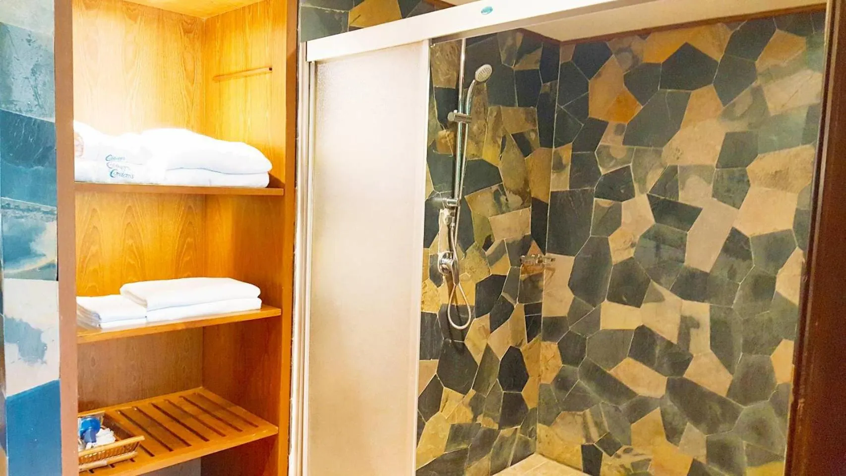 Shower in Birds and Bees Resort