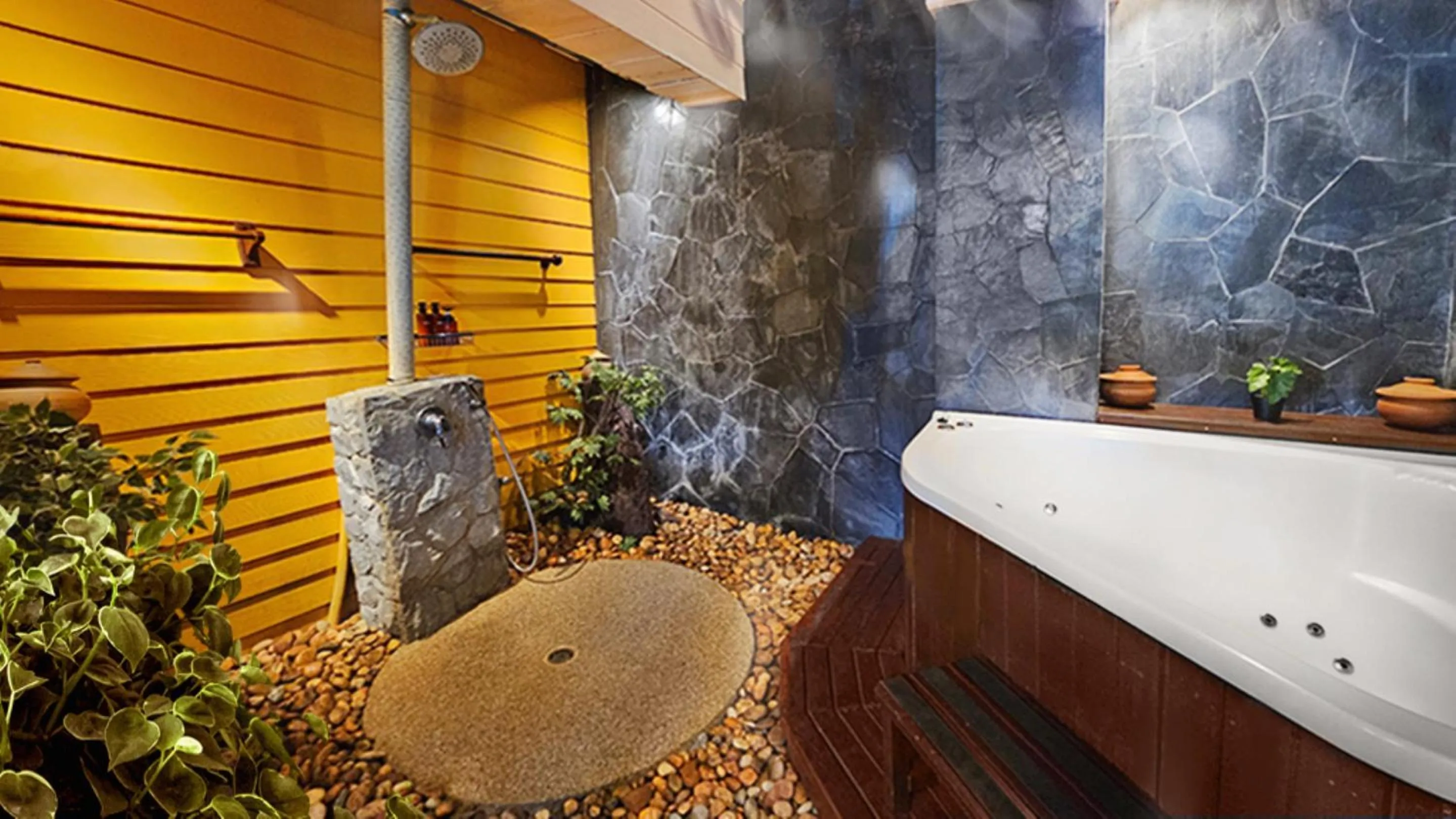 Bathroom in Birds and Bees Resort