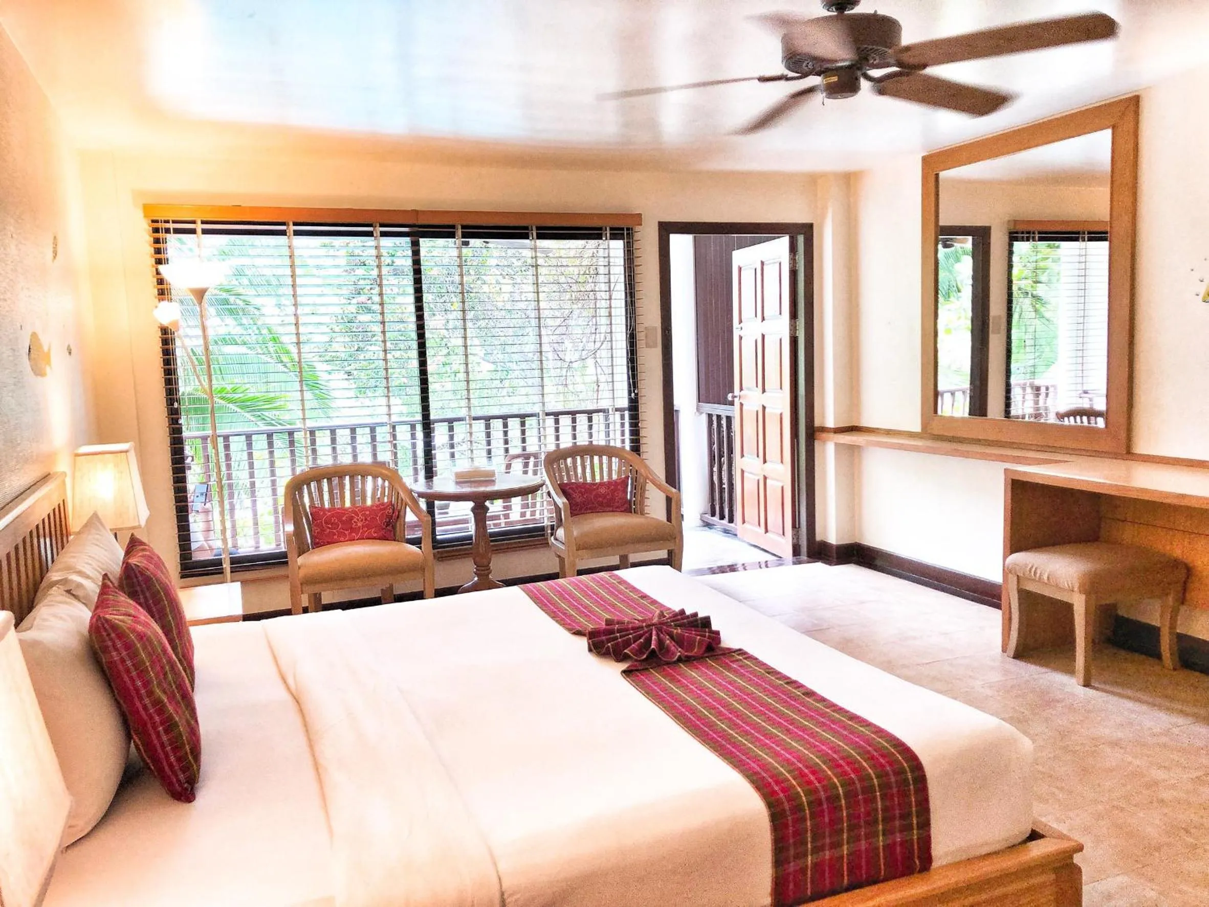 Bed in Birds and Bees Resort