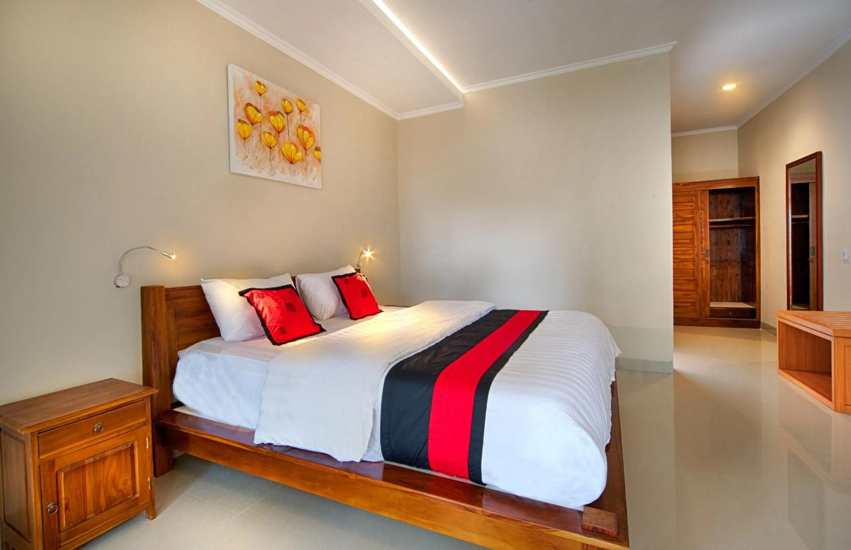 TV and multimedia, Bed in Puri Canggu Villas & Rooms