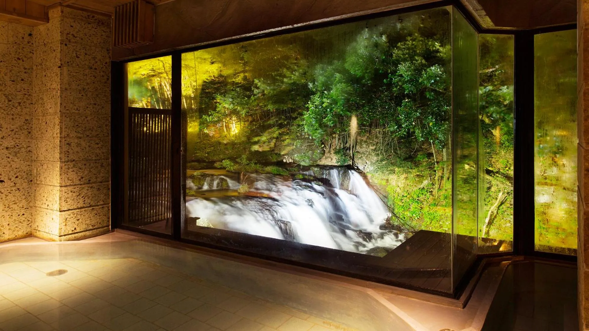 Hot Spring Bath in Yukkura Inn self-service INN "Aizu-Wakamatsu"