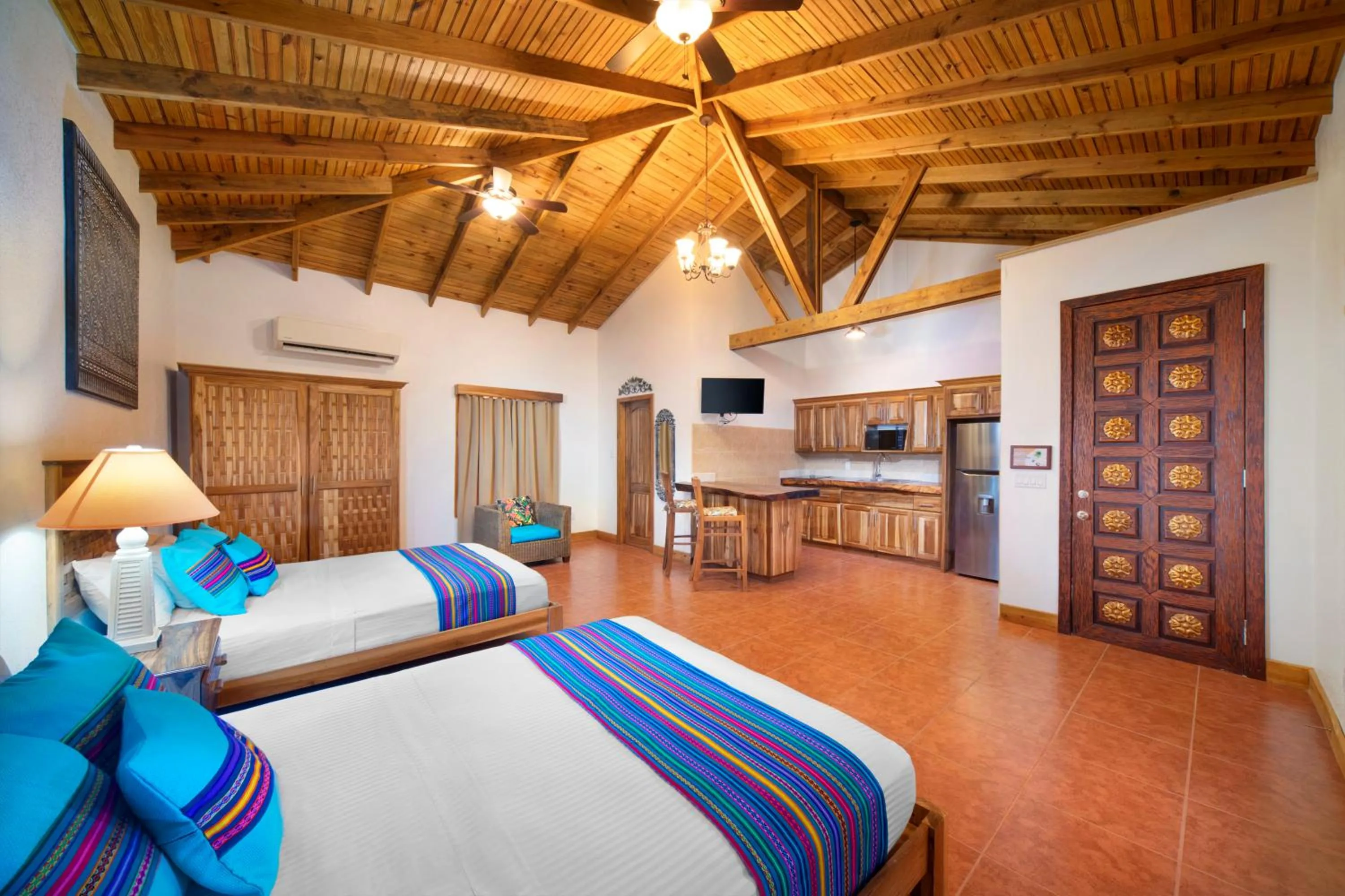 Bed in Mr. Tucan Hotel