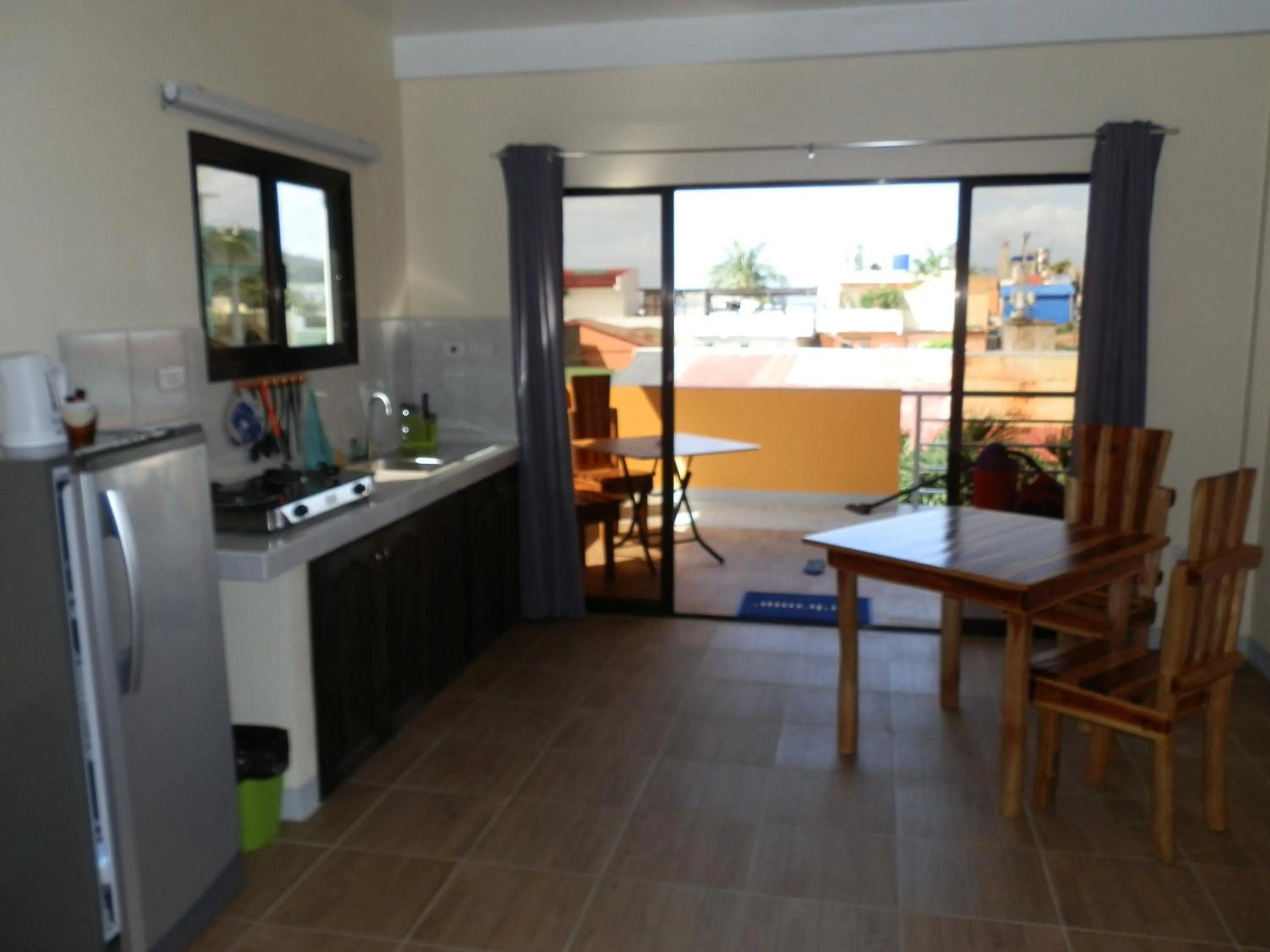 Dining area in The Blue Pagong