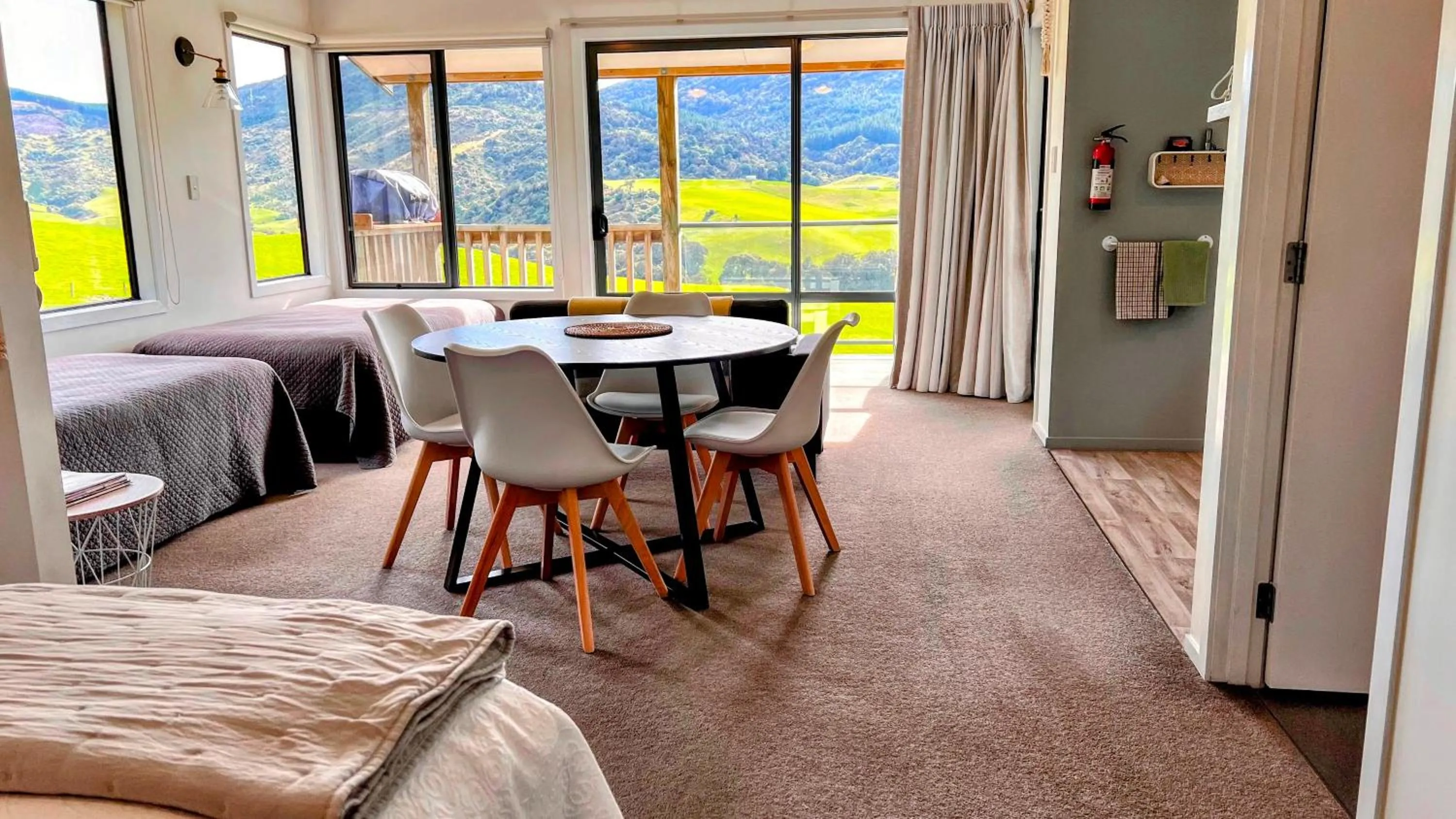 Bed in Mohua Park - Catlins Eco Accommodation