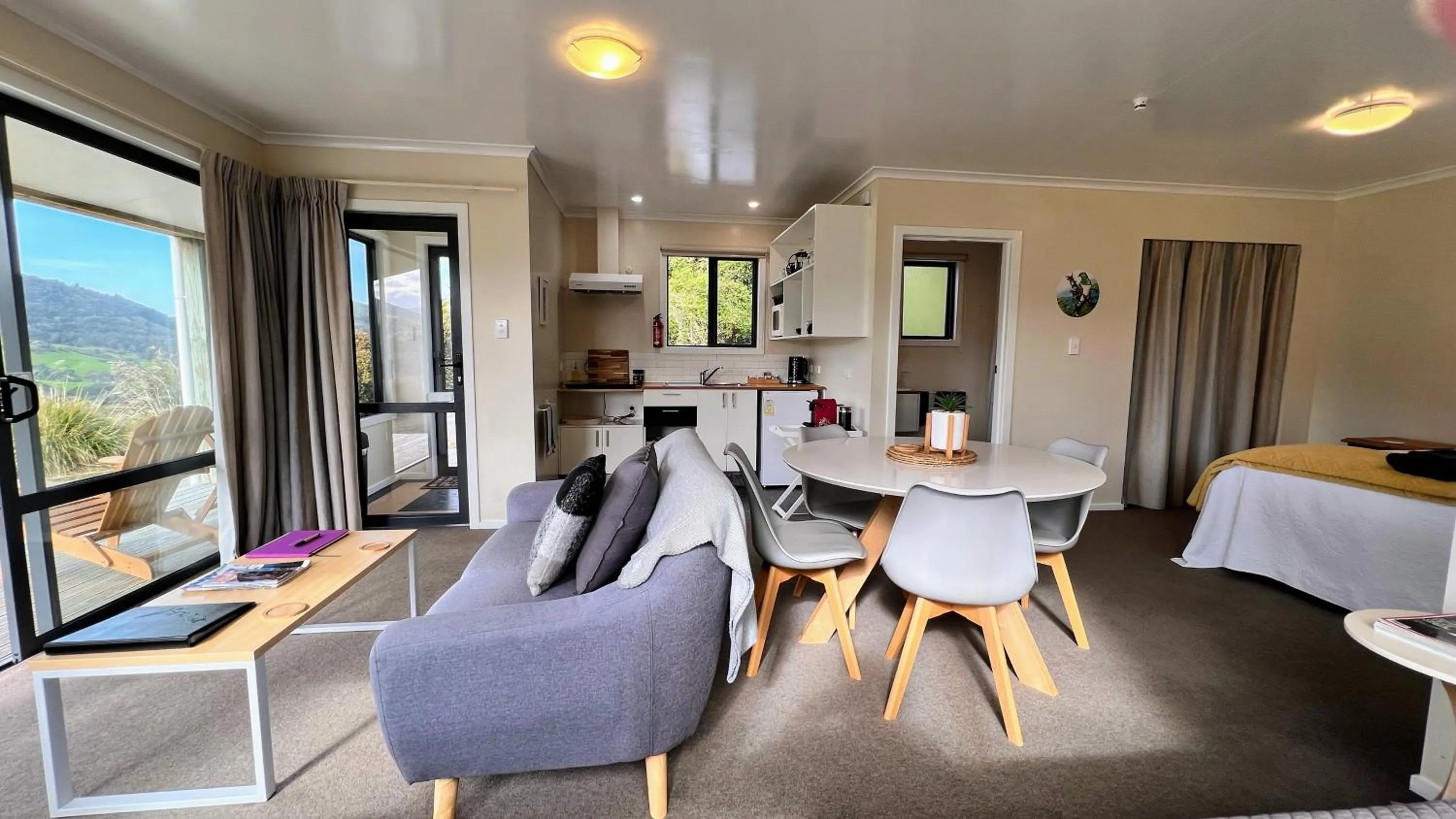 Kitchen or kitchenette in Mohua Park - Catlins Eco Accommodation