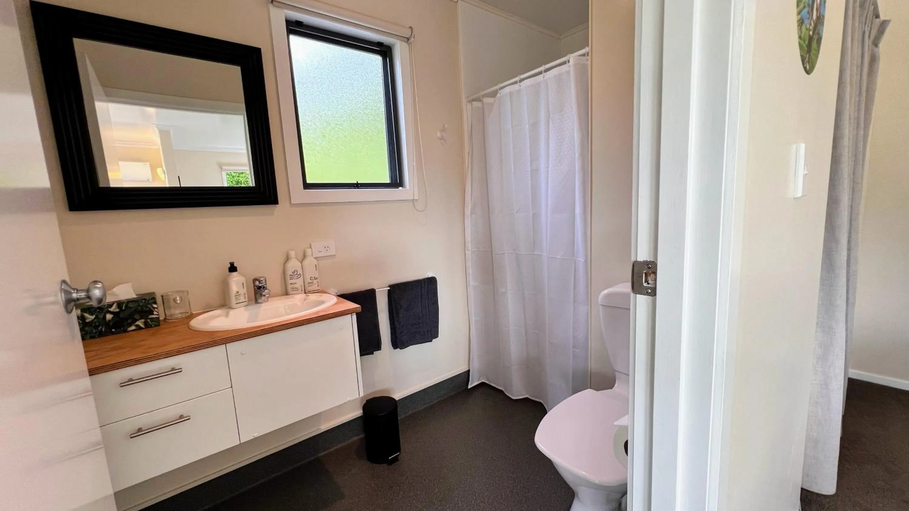 Toilet in Mohua Park - Catlins Eco Accommodation