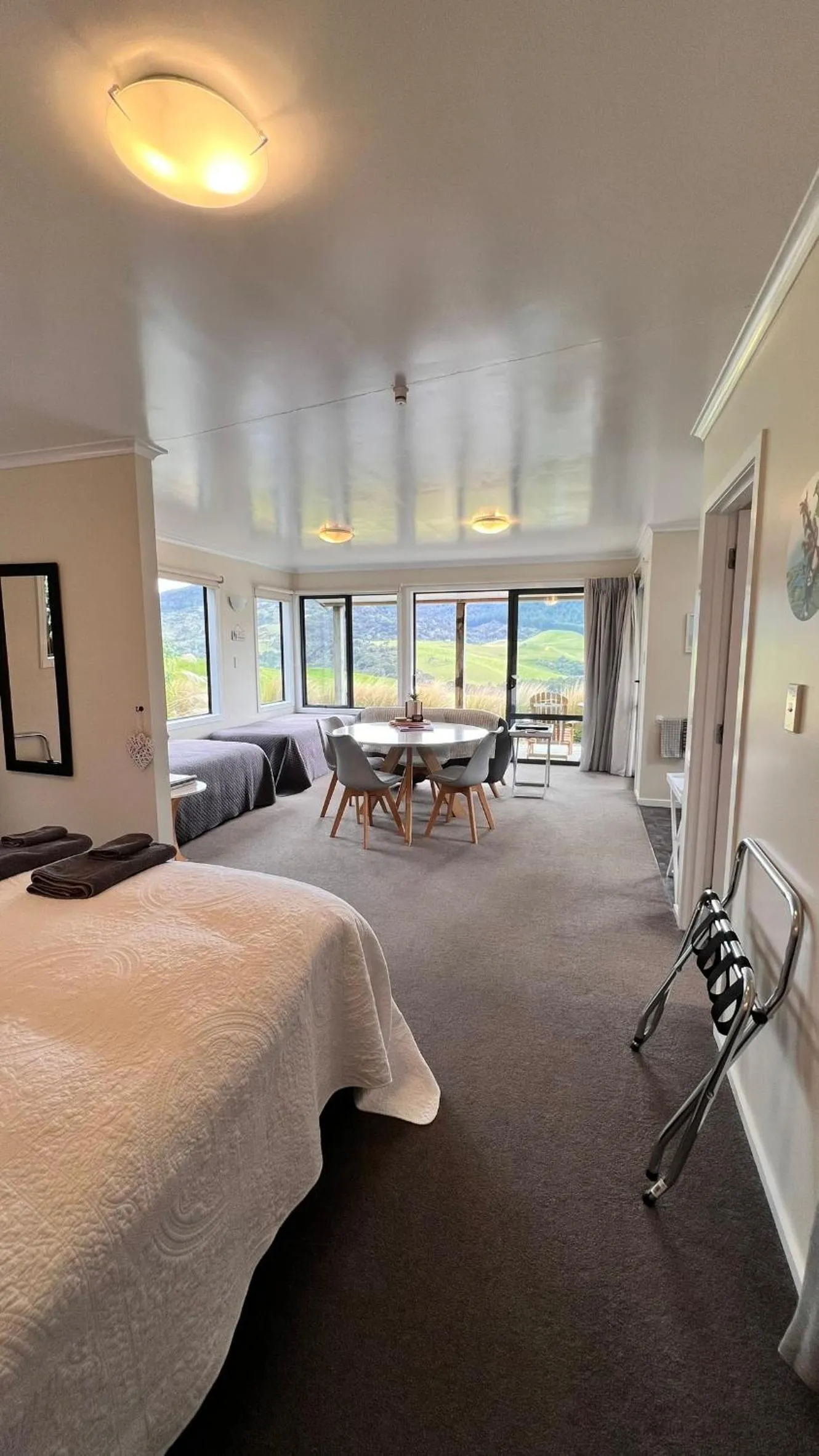 Bed in Mohua Park - Catlins Eco Accommodation