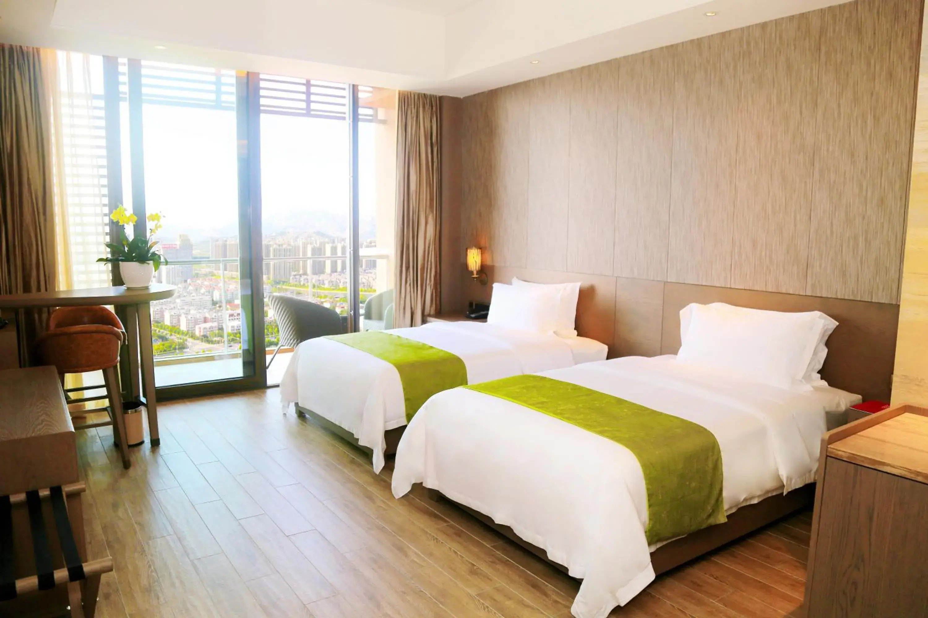 Bed in Qingdao Mangrove Tree Resort World - Red Coral Hotel Bed in Qingdao Mangrove Tree Resort World - Red Coral Hotel
