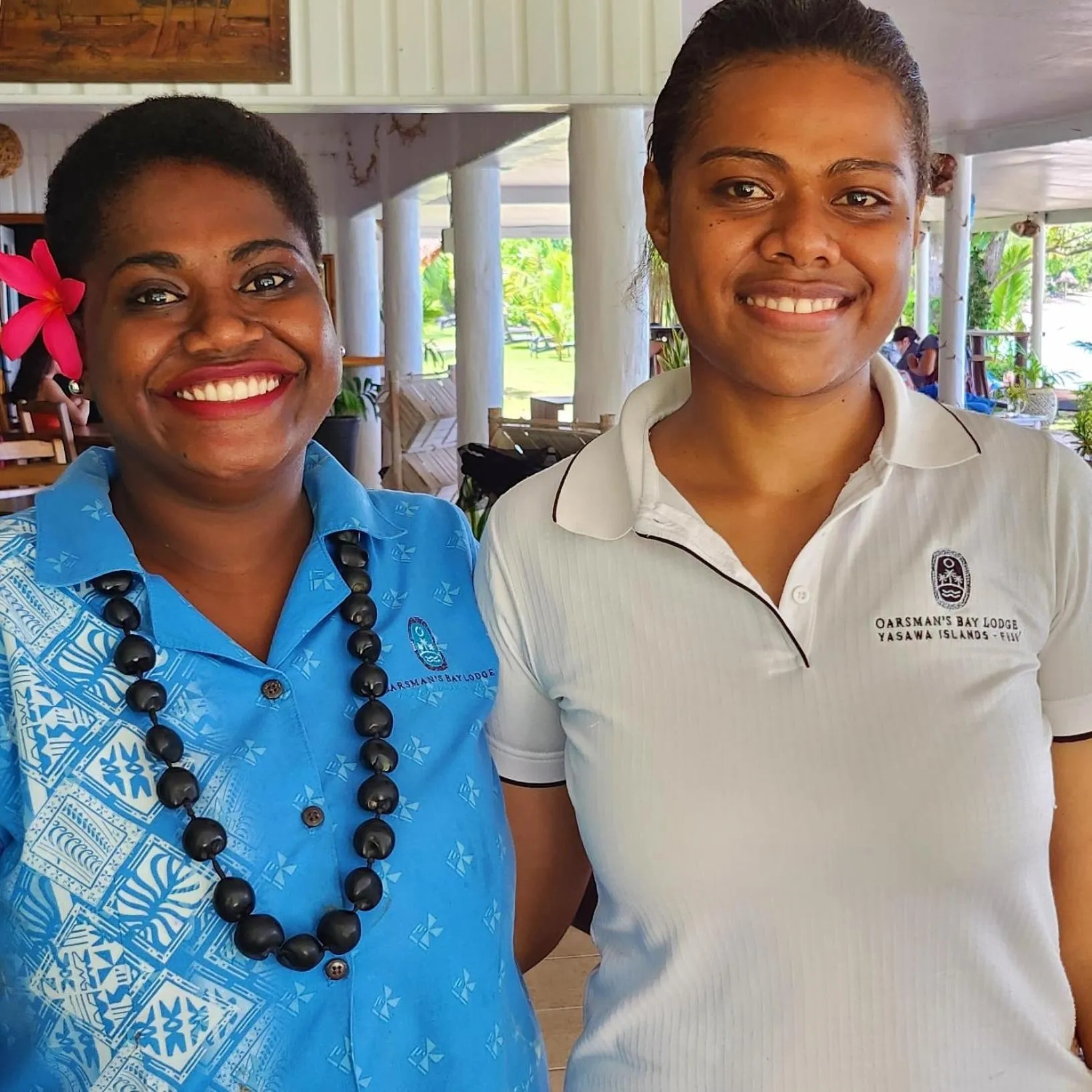 Staff in Oarsman's Bay Lodge