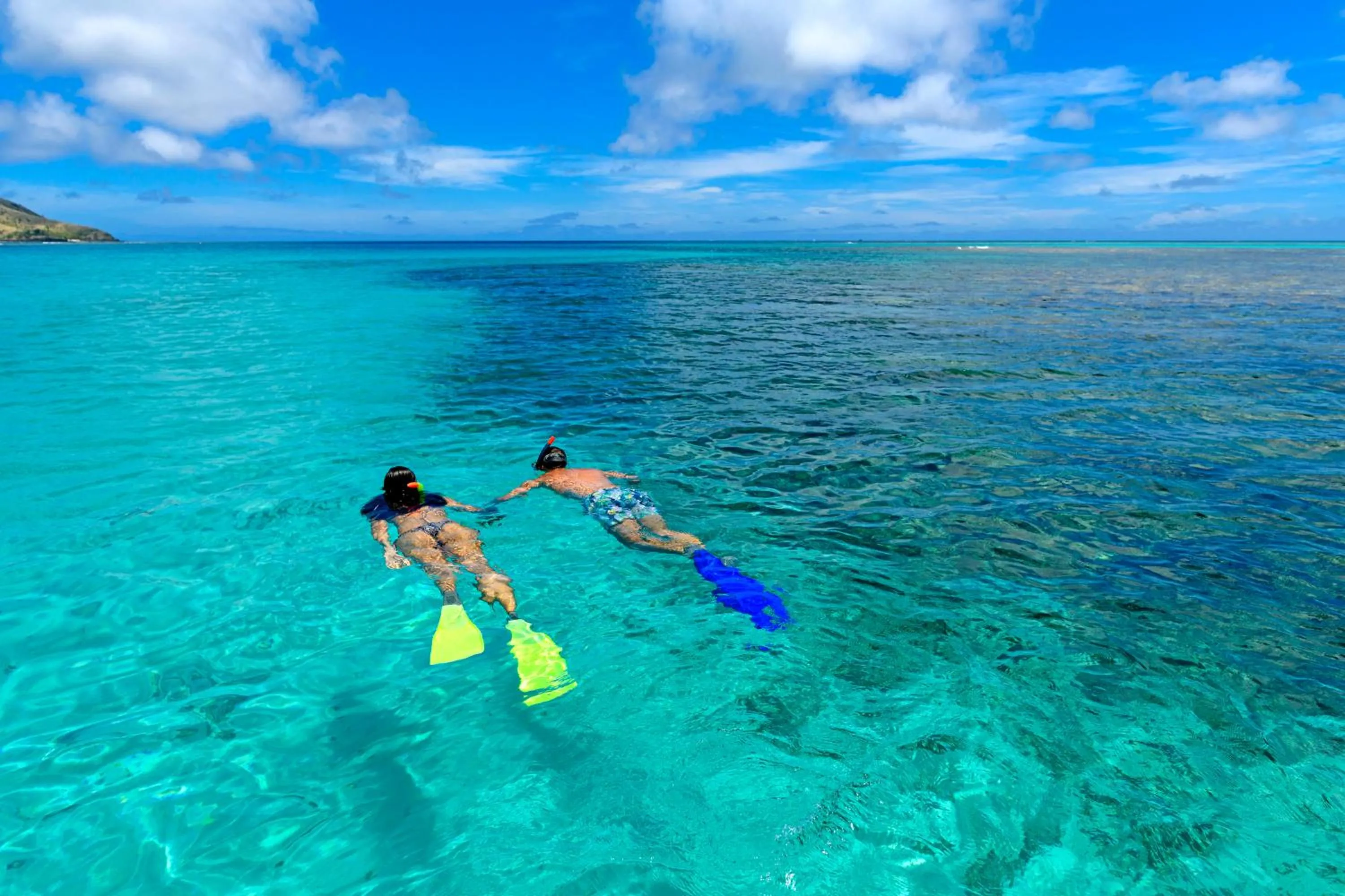 Snorkeling in Oarsman's Bay Lodge