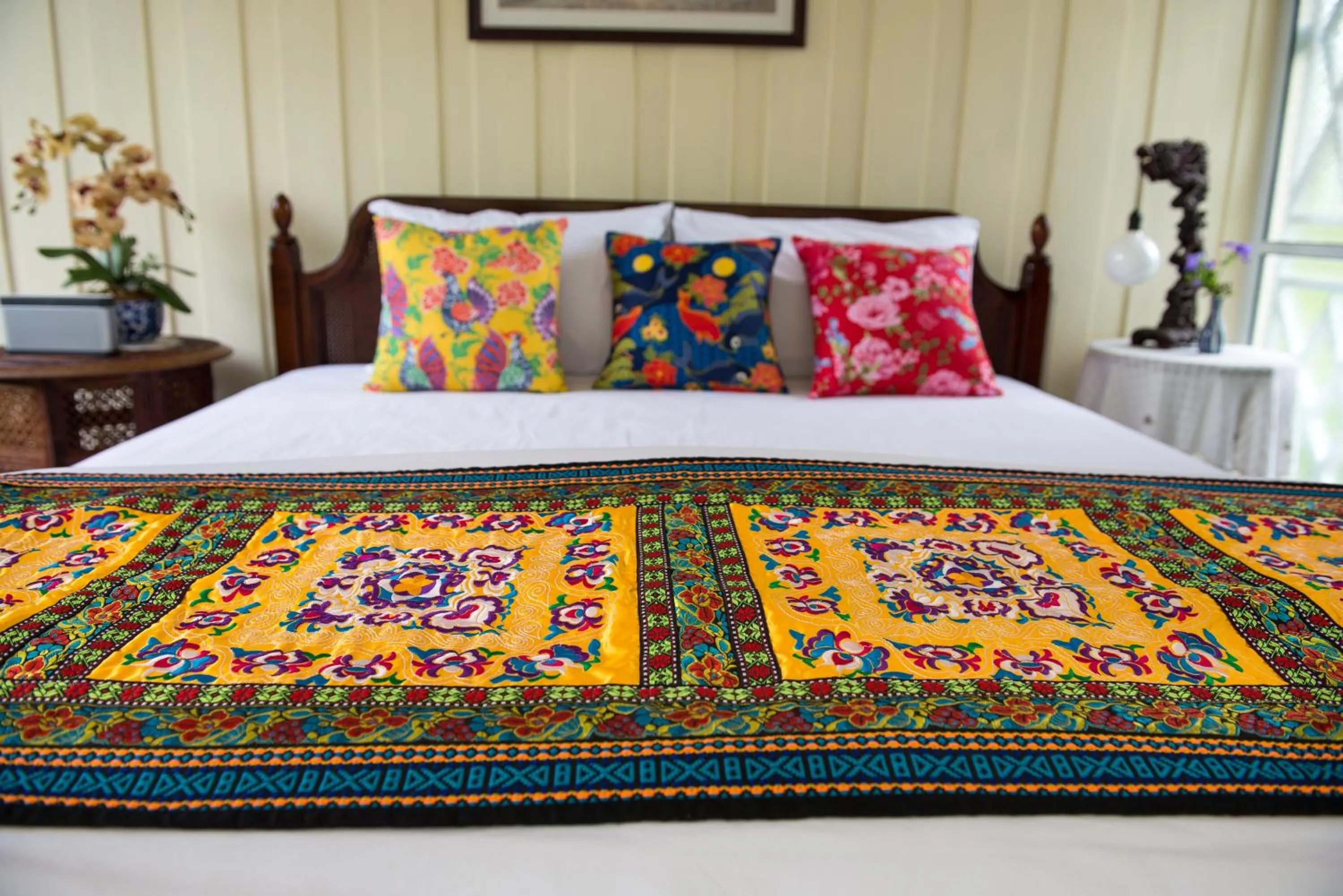 Decorative detail, Bed in Phuttal Residence