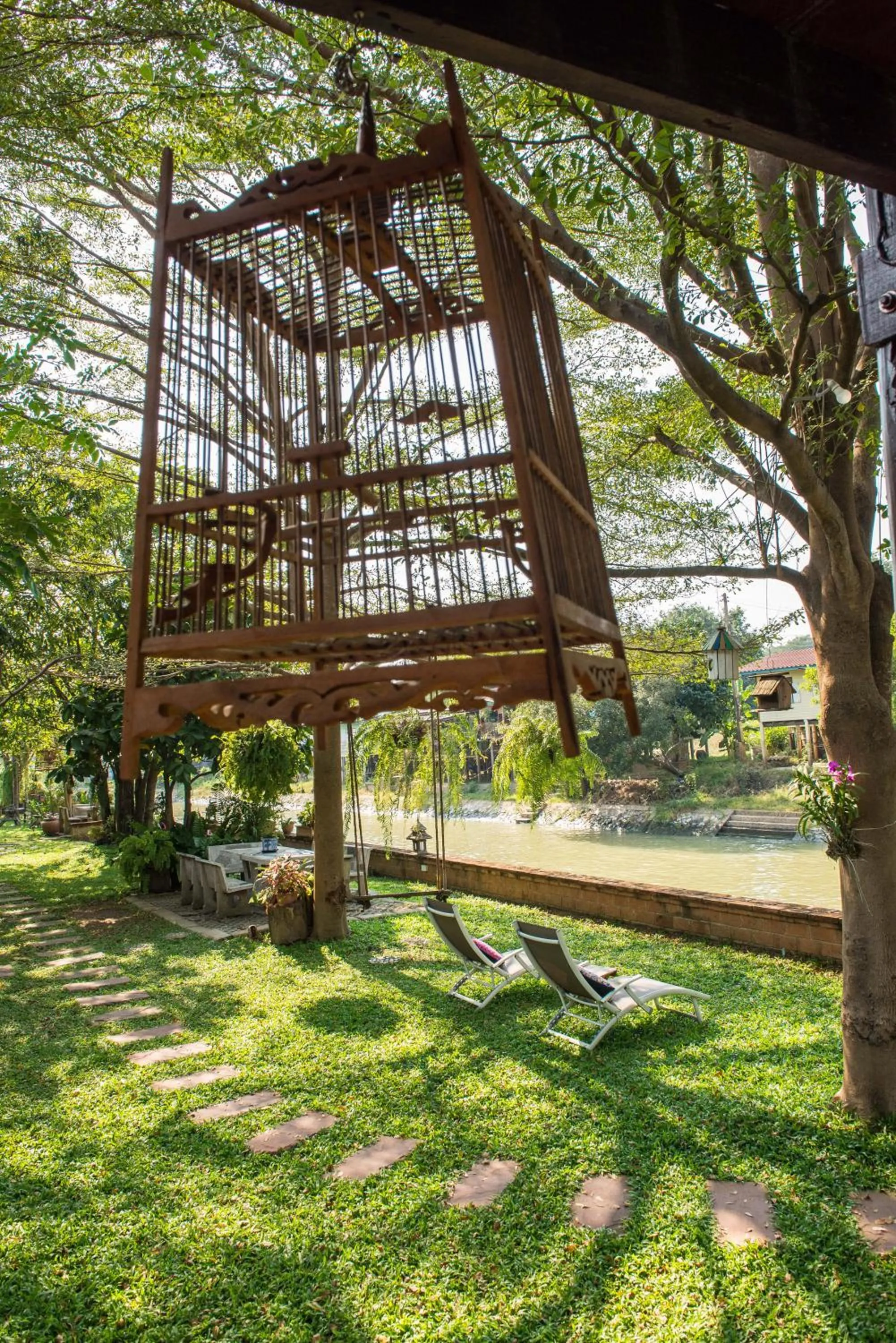 Decorative detail in Phuttal Residence