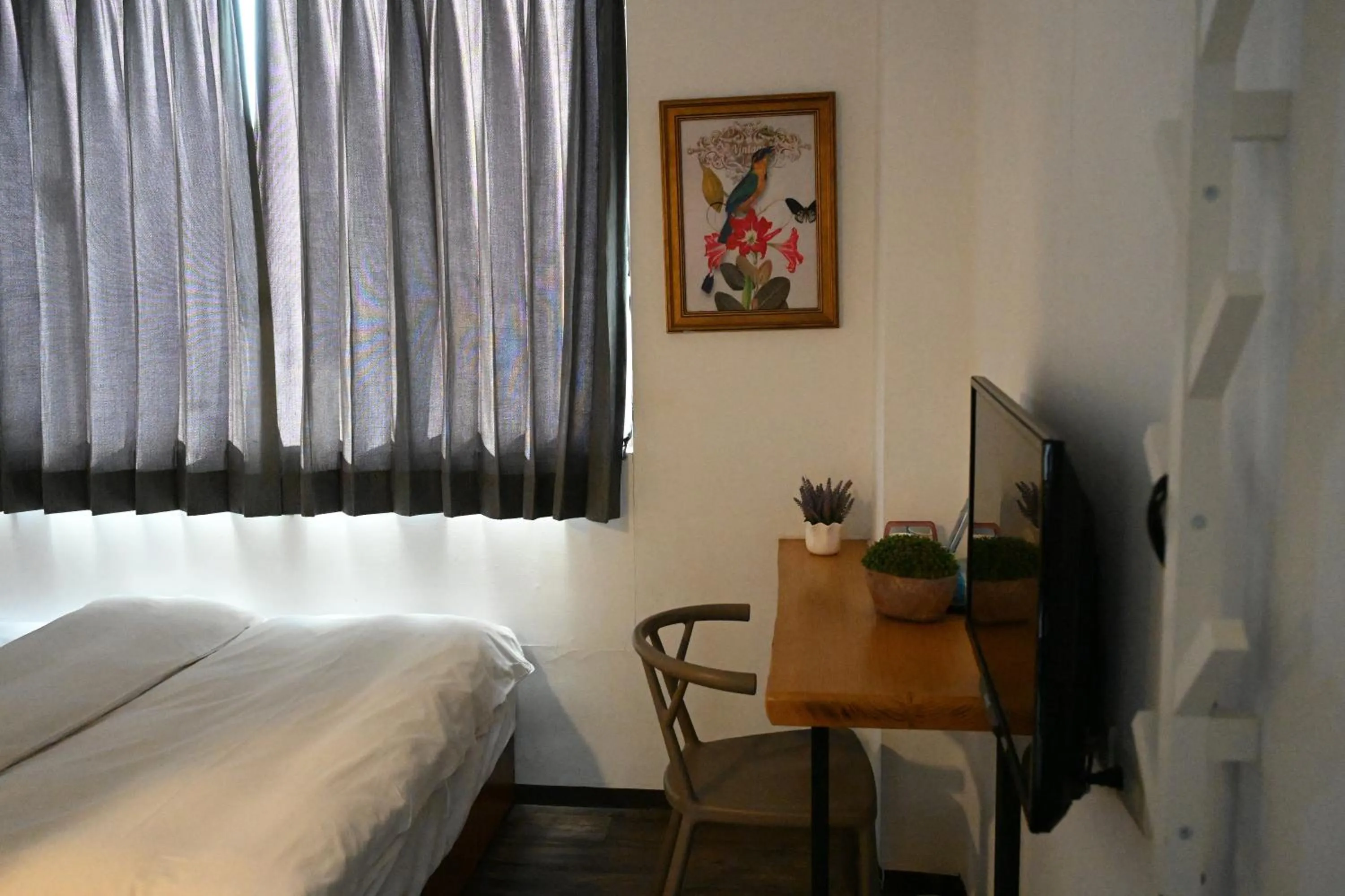 View (from property/room), Bed in Lütel Hotel Xpark Gloria Outlets Shin Kong Cinemas