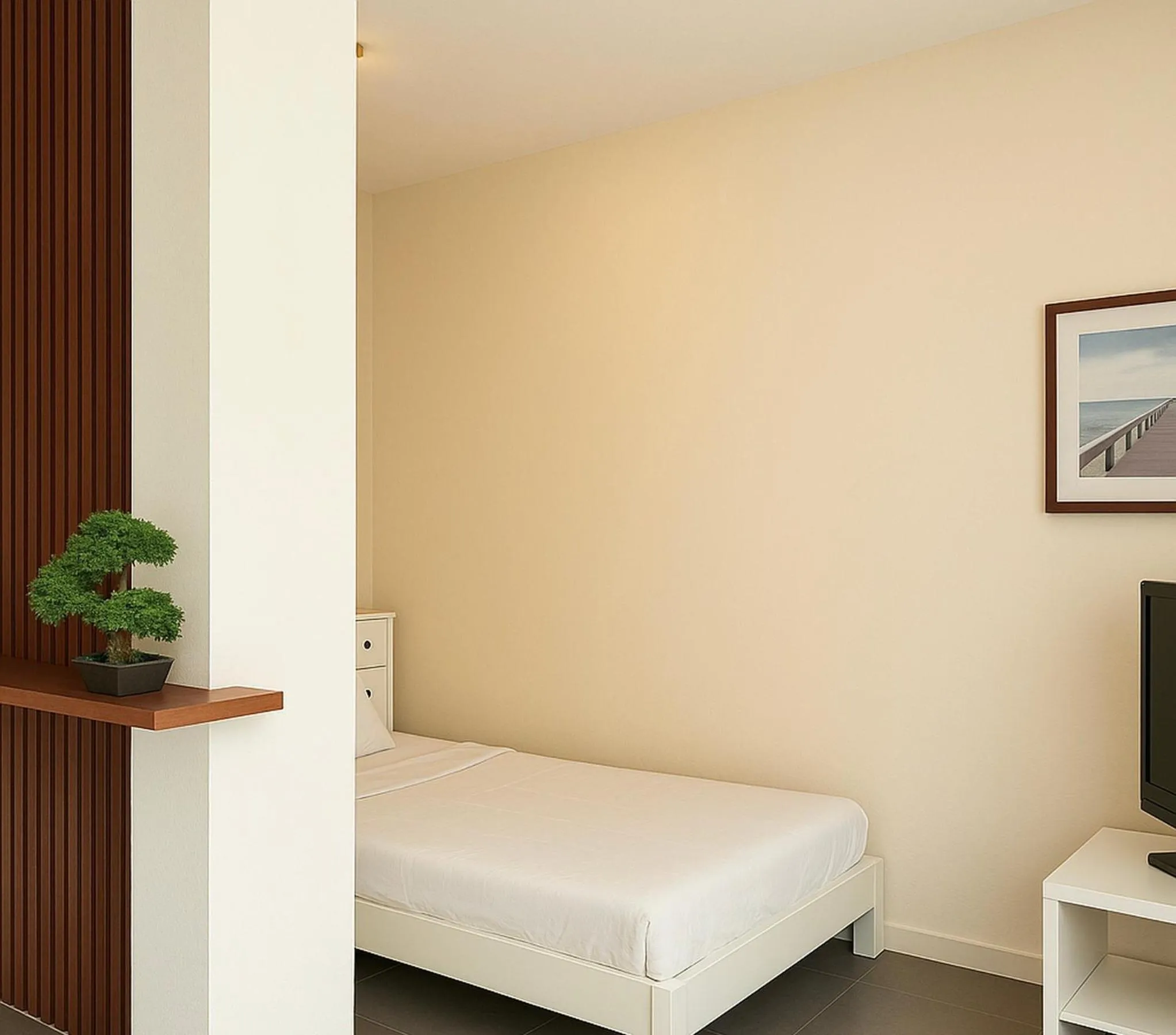 Bed in The Sriracha Residence