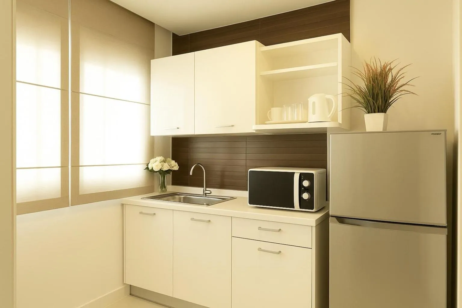 Kitchen or kitchenette in The Sriracha Residence