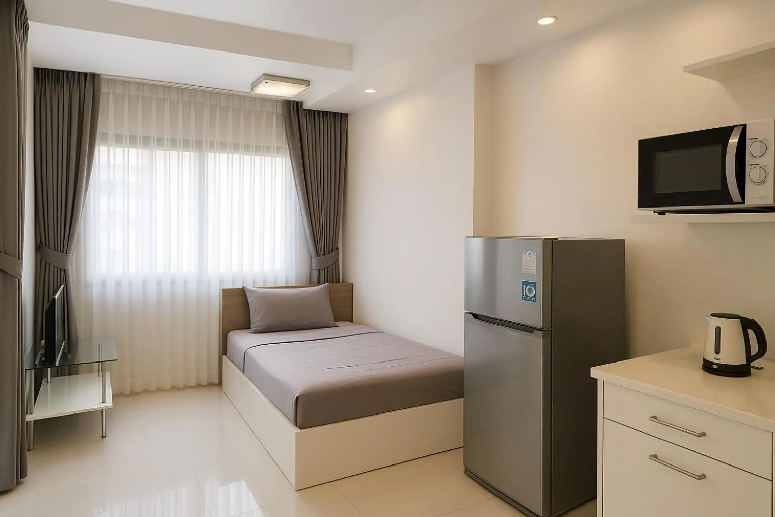 Bedroom, Bed in The Sriracha Residence