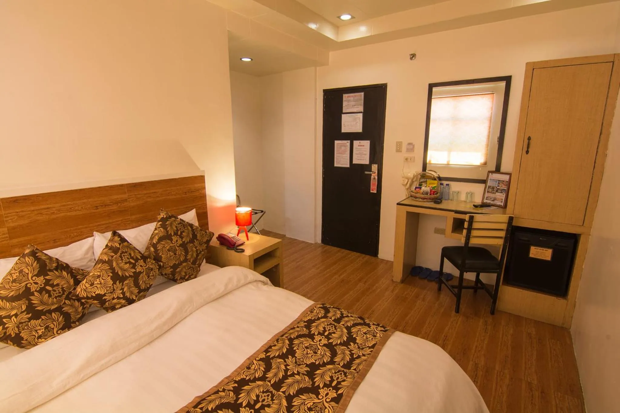 Bed in Hotel Carmelita