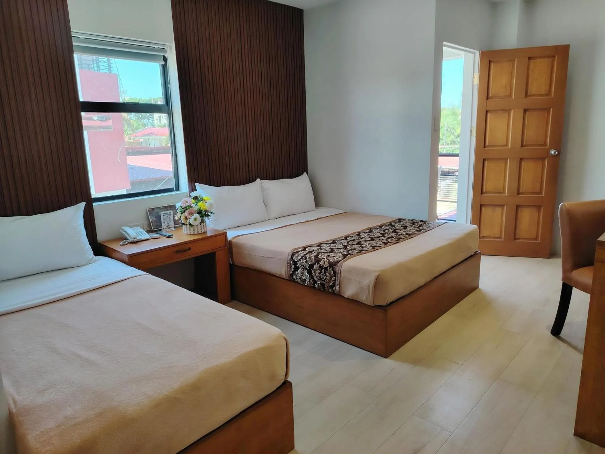 Bed in Hotel Carmelita