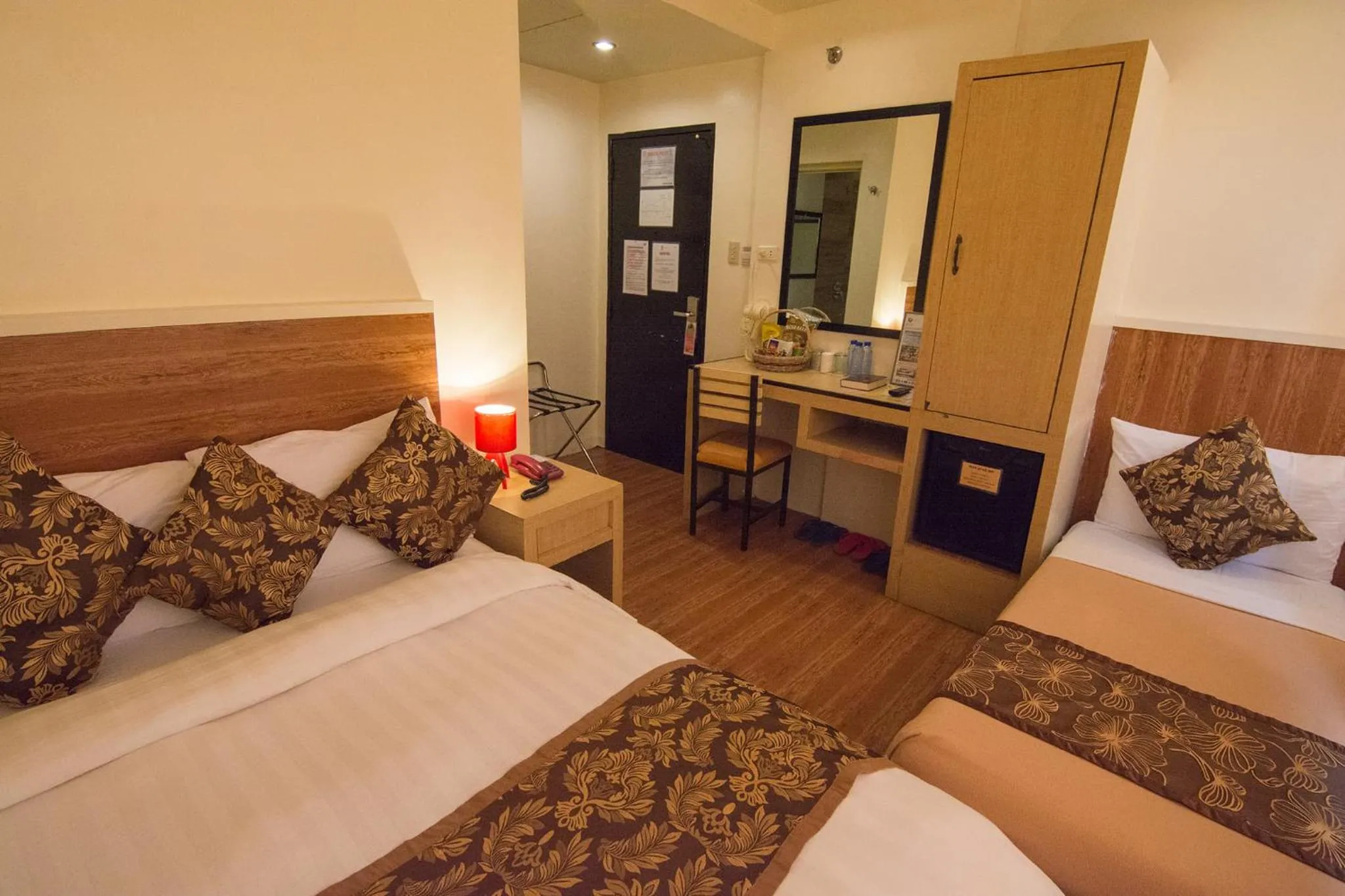 Bed in Hotel Carmelita