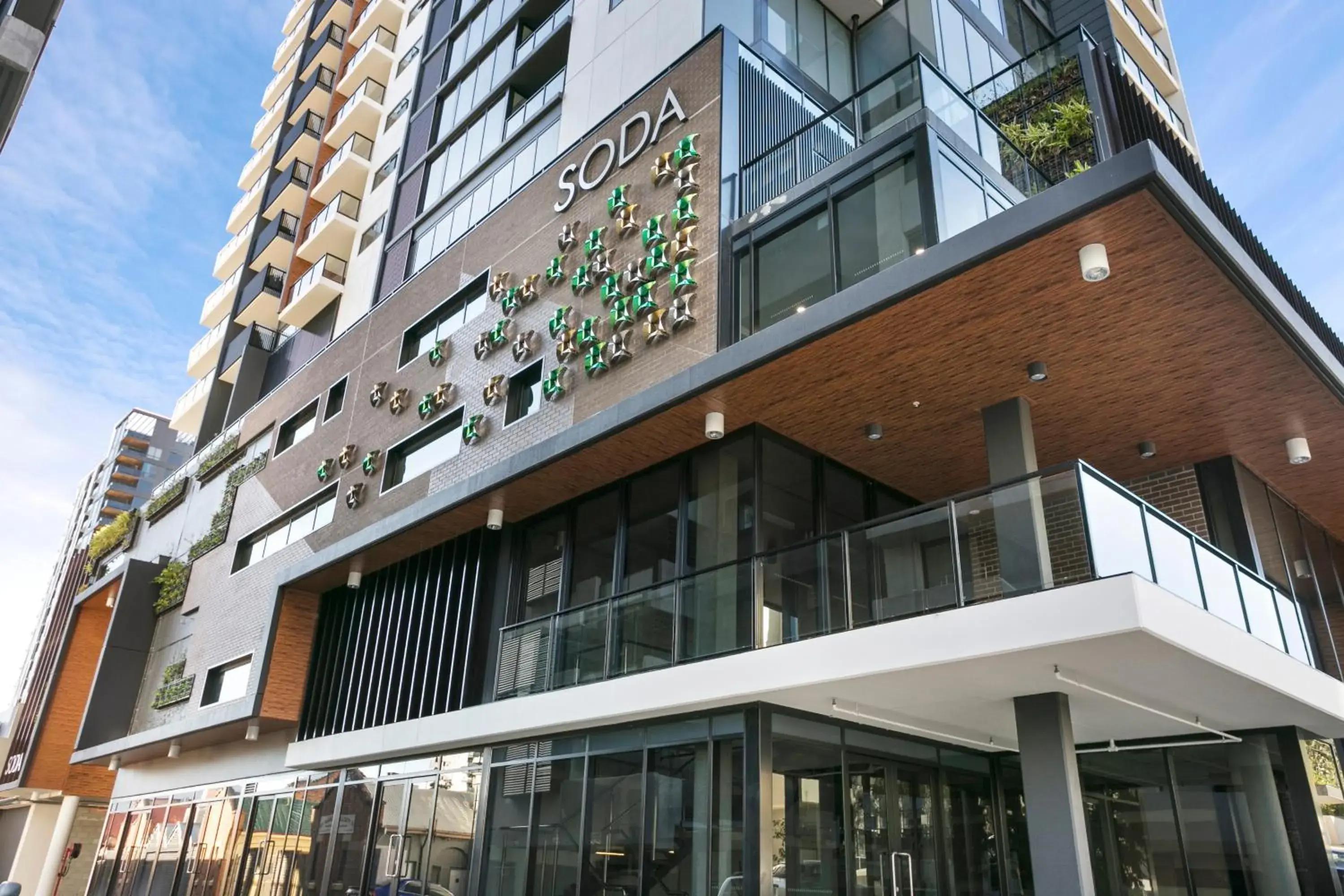 Property building in Soda Apartments by CLLIX Property building in Soda Apartments by CLLIX