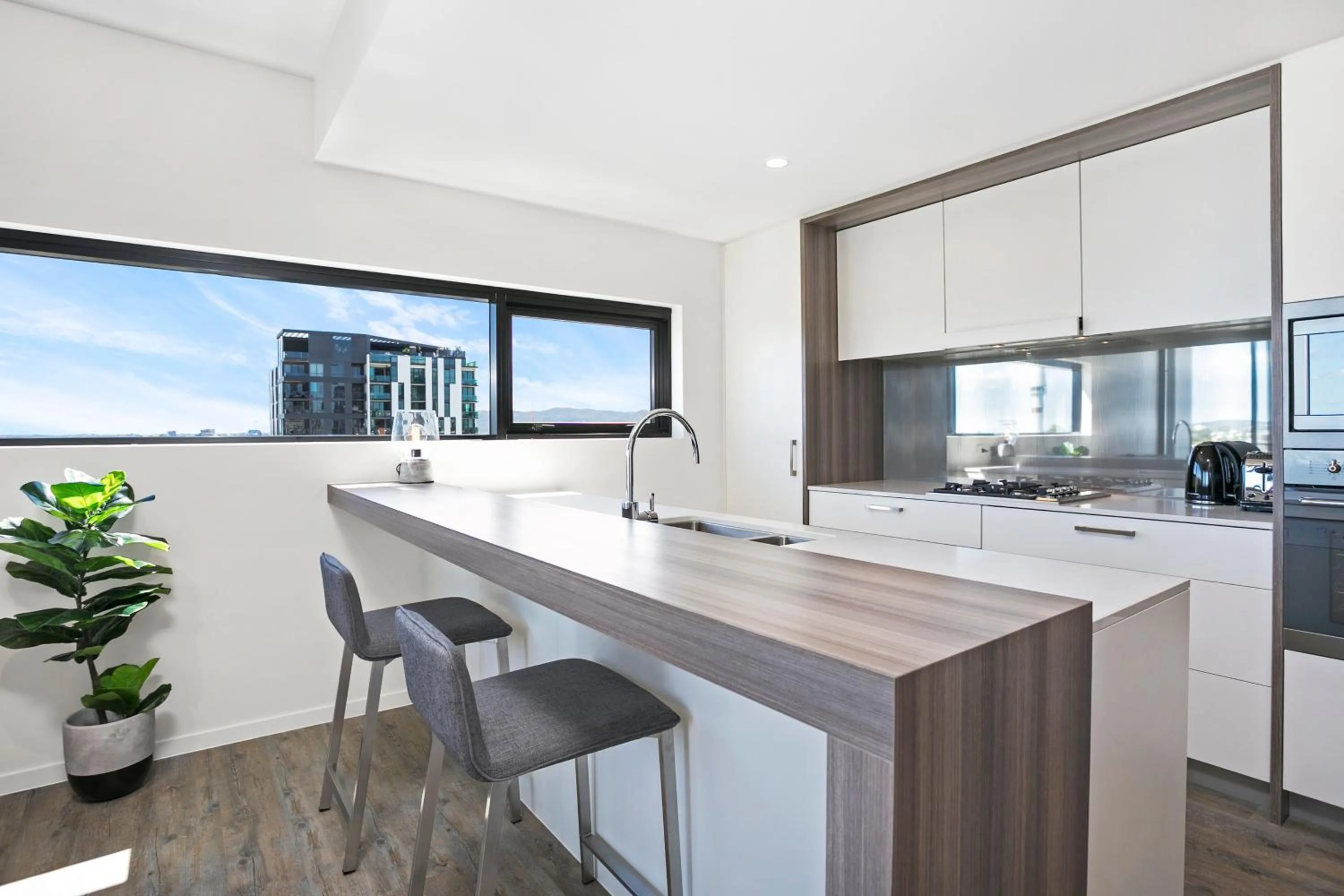 Kitchen or kitchenette in Soda Apartments by CLLIX