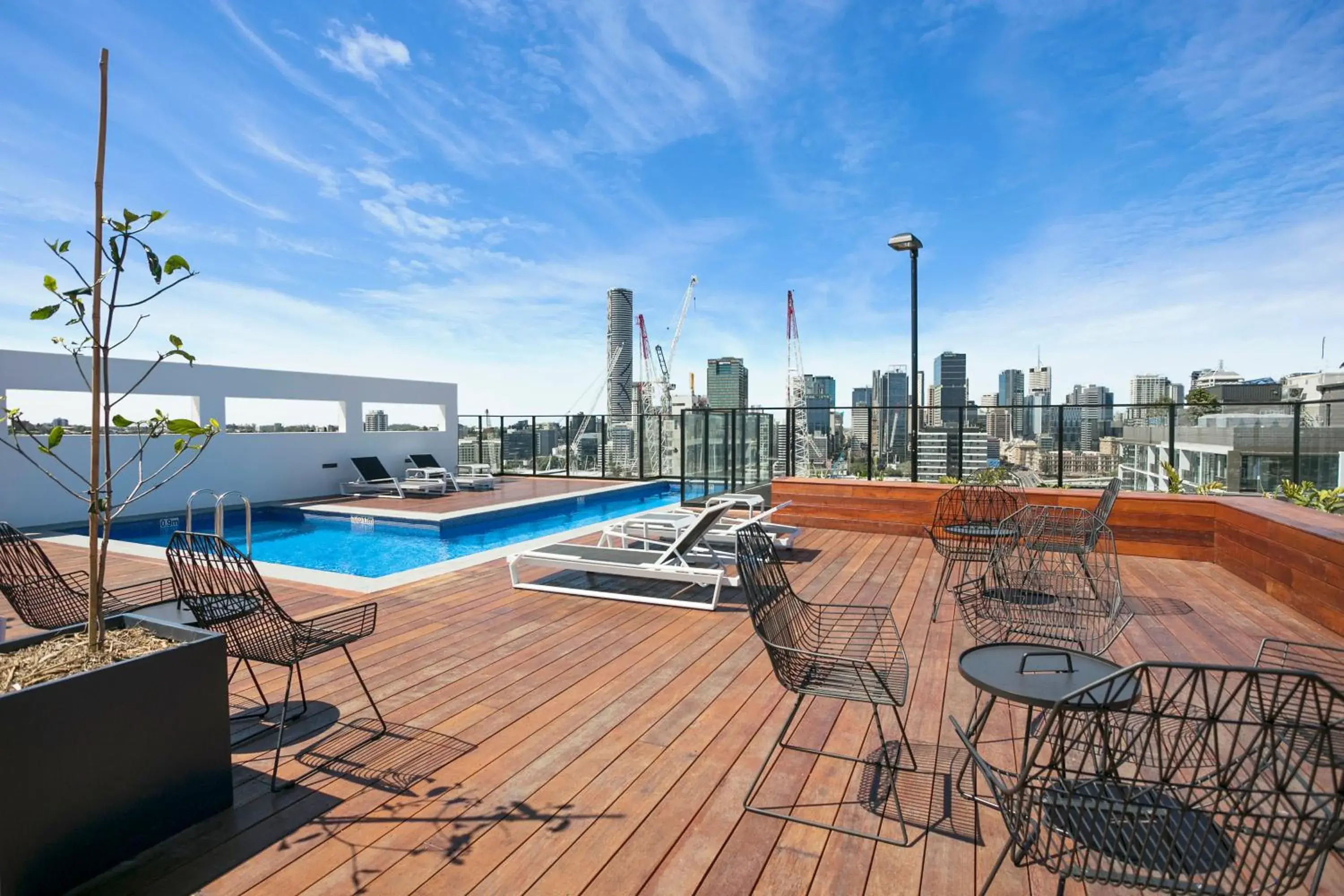 Swimming pool in Soda Apartments by CLLIX Swimming pool in Soda Apartments by CLLIX