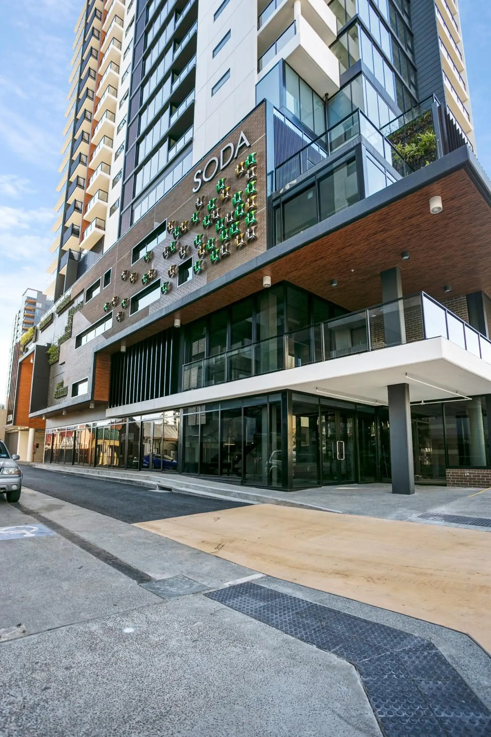 Property building in Soda Apartments by CLLIX Property building in Soda Apartments by CLLIX