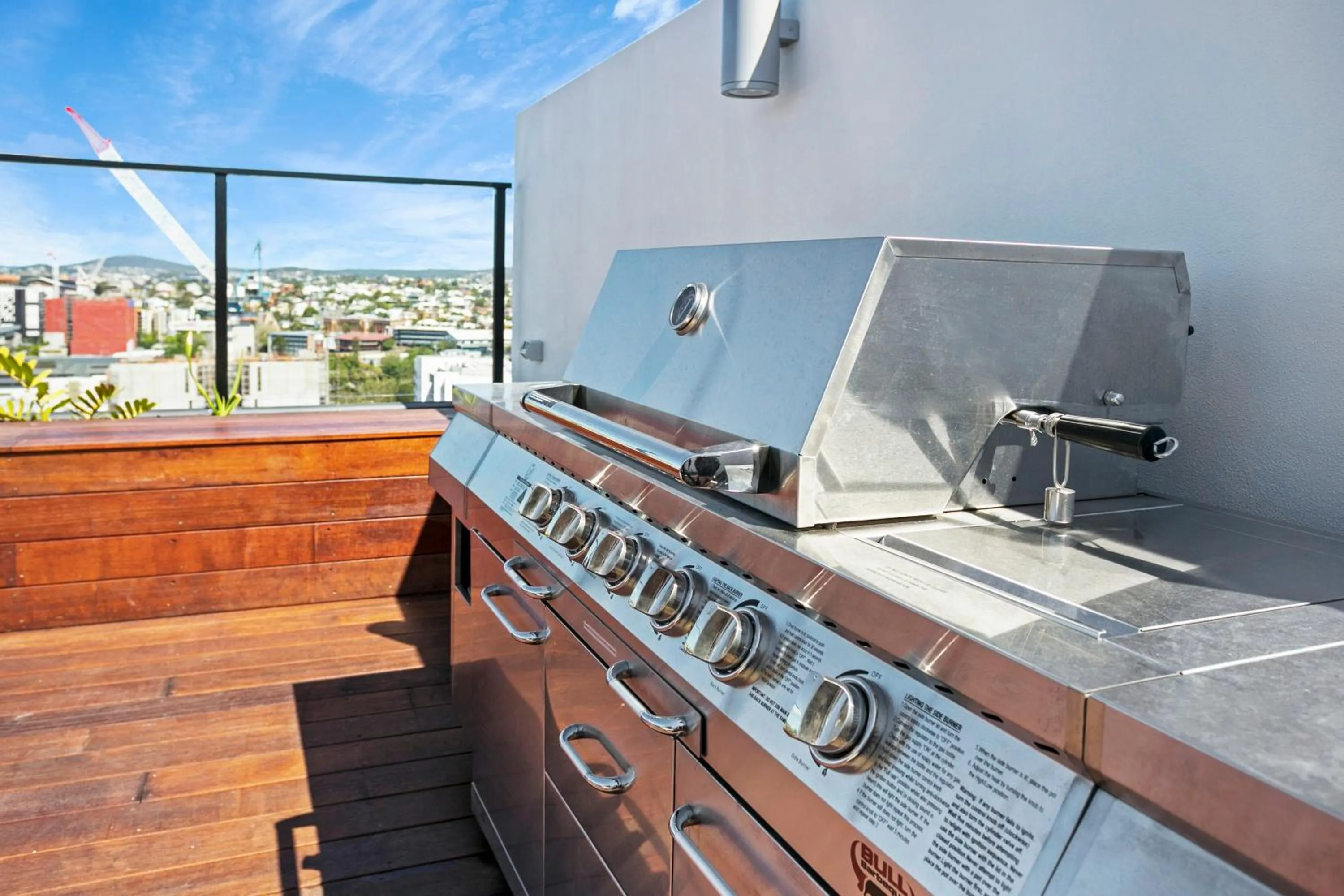 BBQ facilities in Soda Apartments by CLLIX