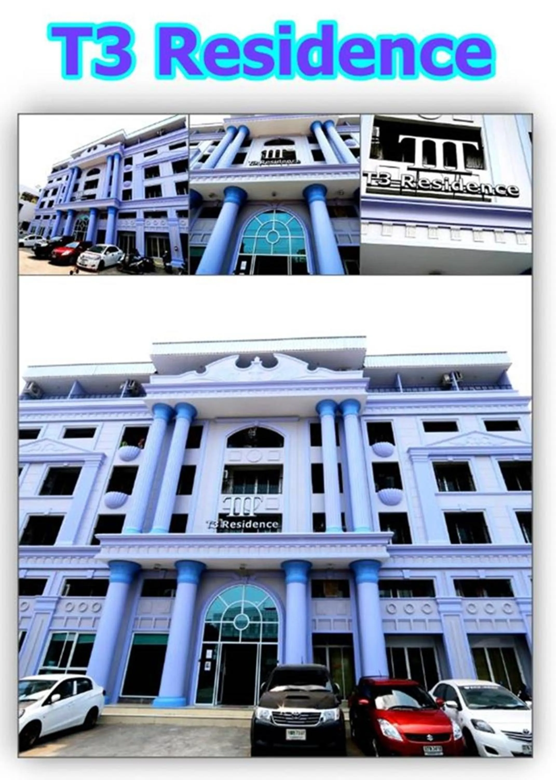 Facade/entrance in T3 Residence