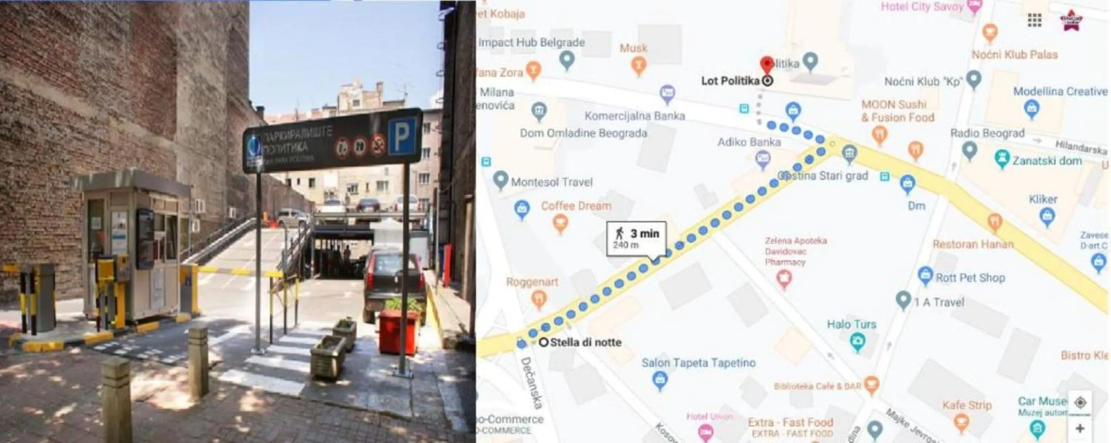 Location in Stella Di Notte