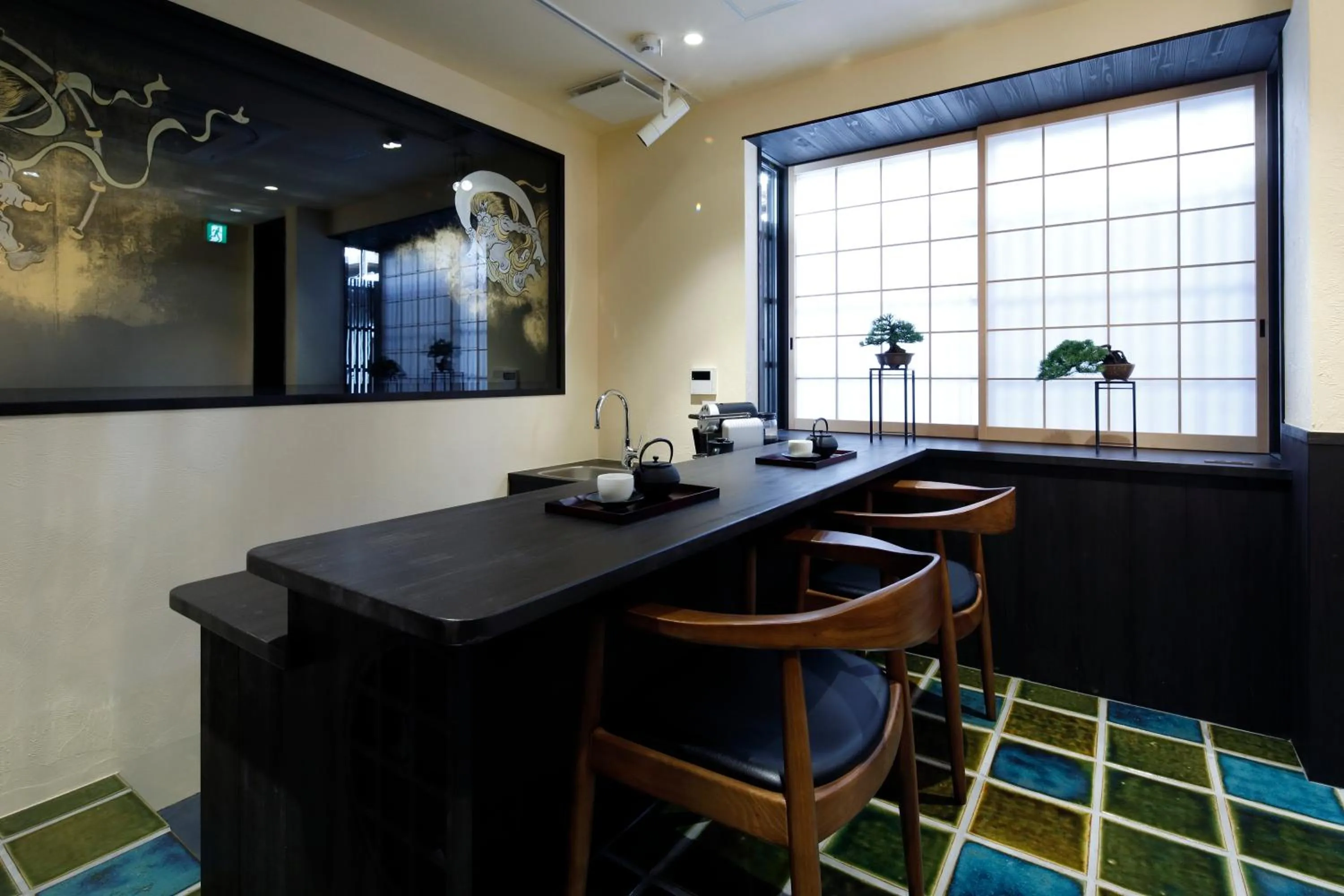 Dining area in Kyonoyado Gekkoan