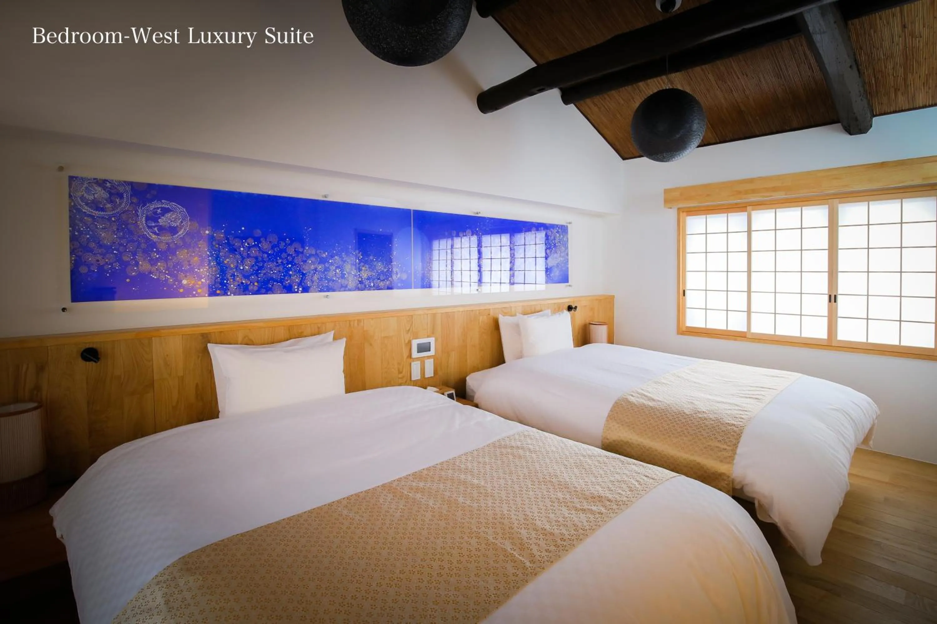 Bed in Kyonoyado Gekkoan