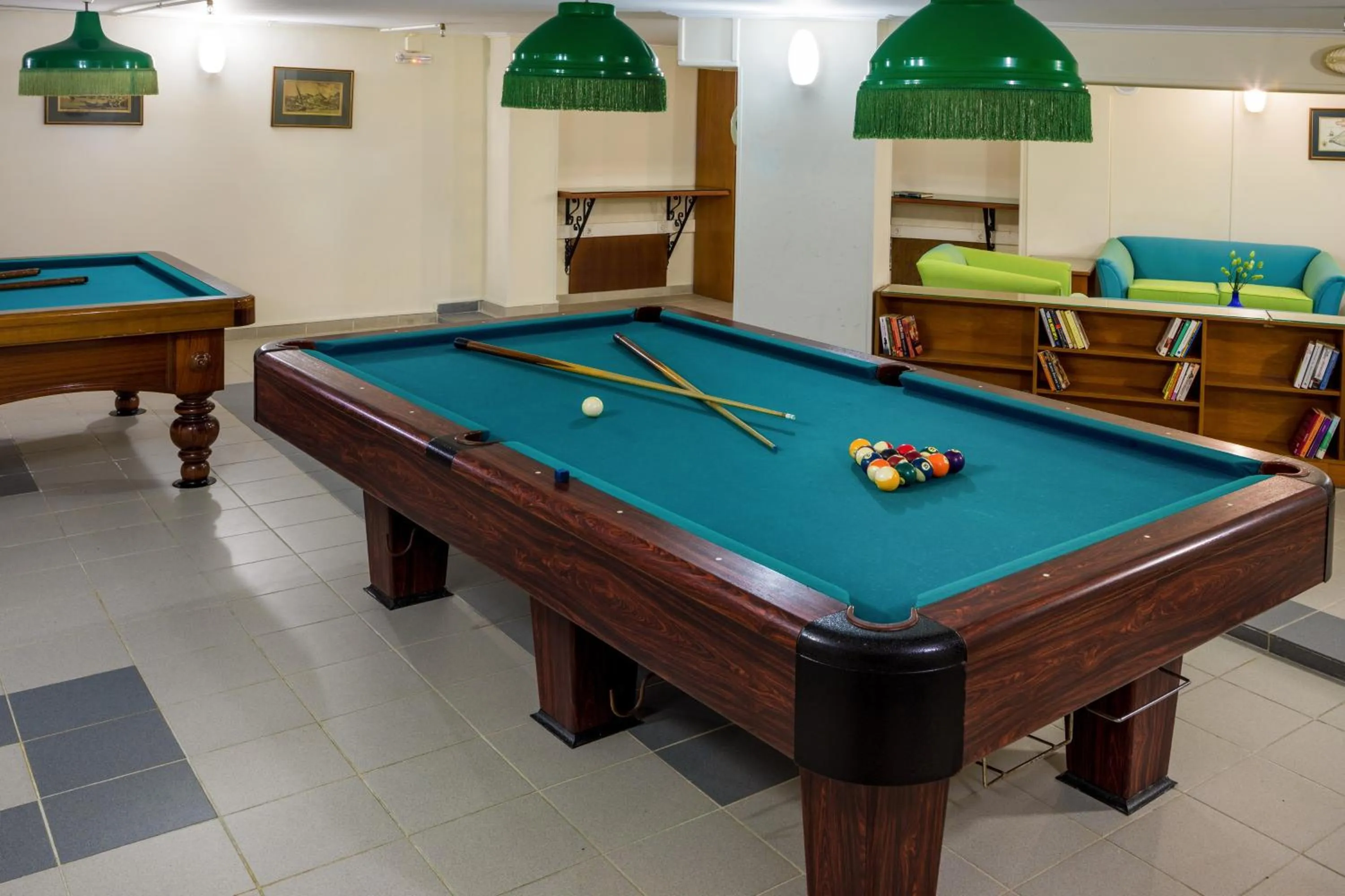 Billiard in Chrispy Beach Resort, Agia Marina