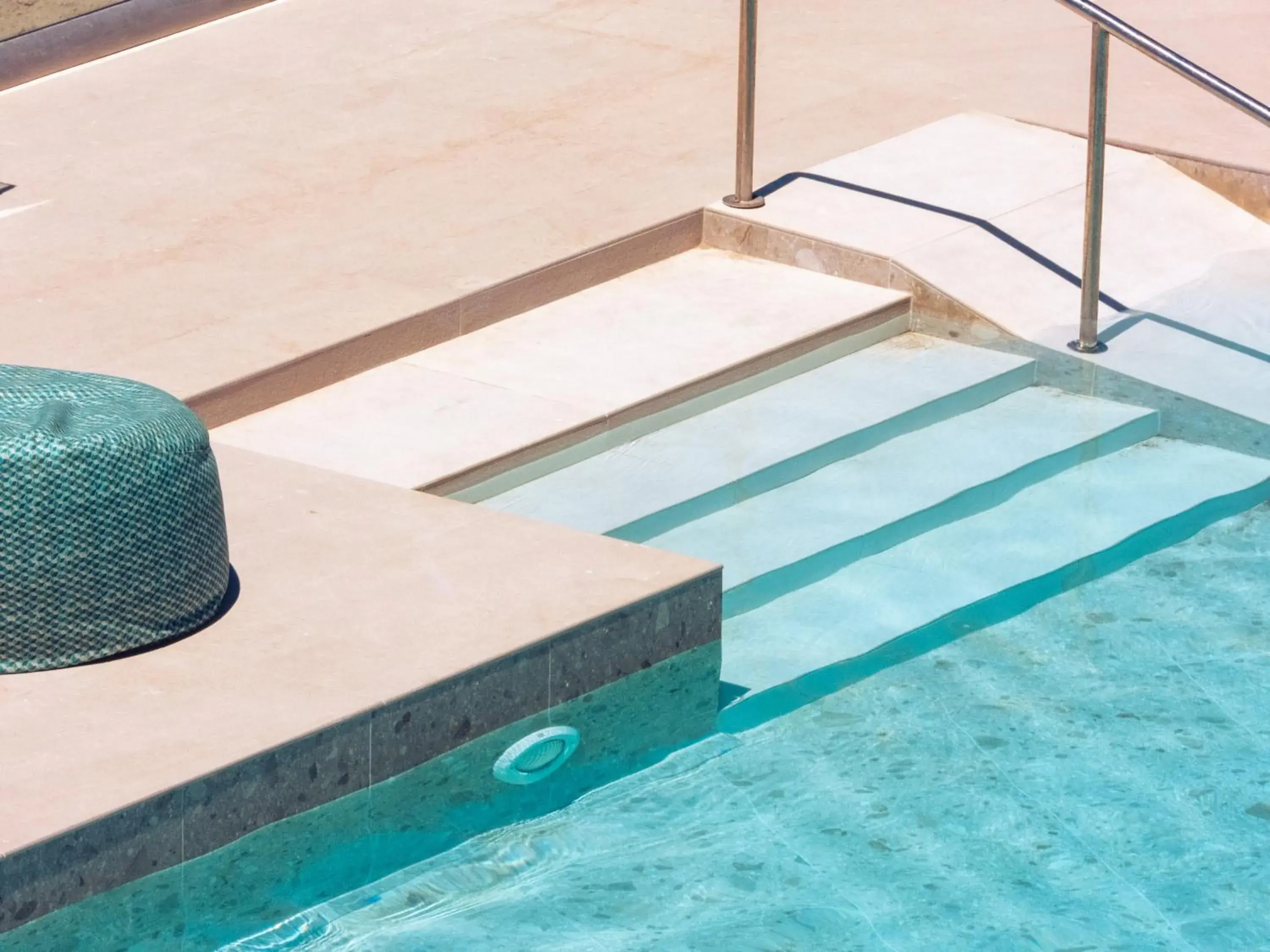 Swimming pool in Chrispy Beach Resort, Agia Marina Swimming pool in Chrispy Beach Resort, Agia Marina