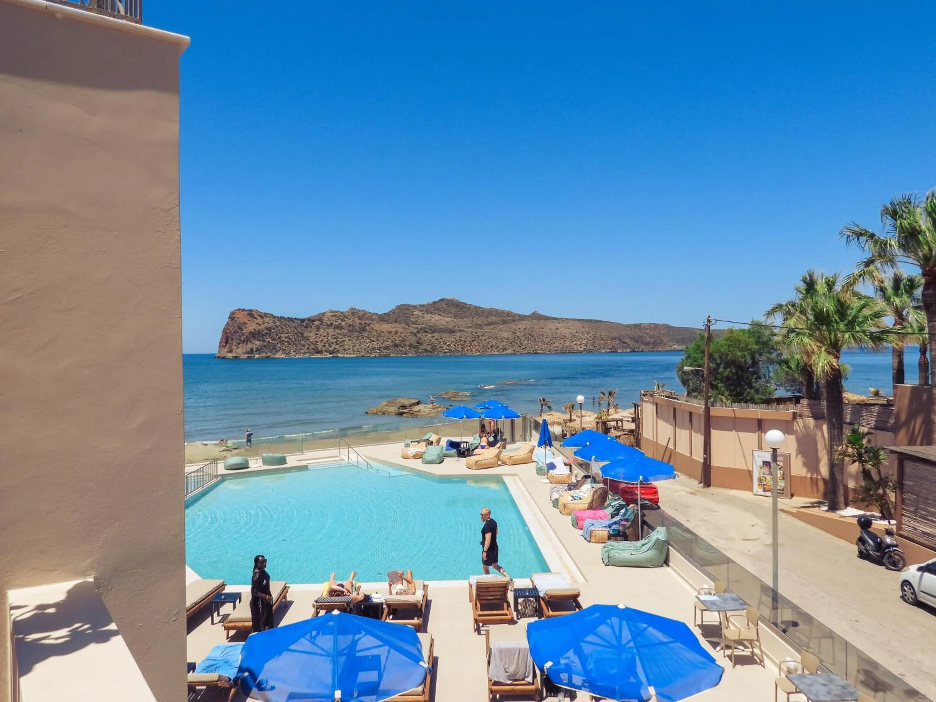 Natural landscape in Chrispy Beach Resort, Agia Marina