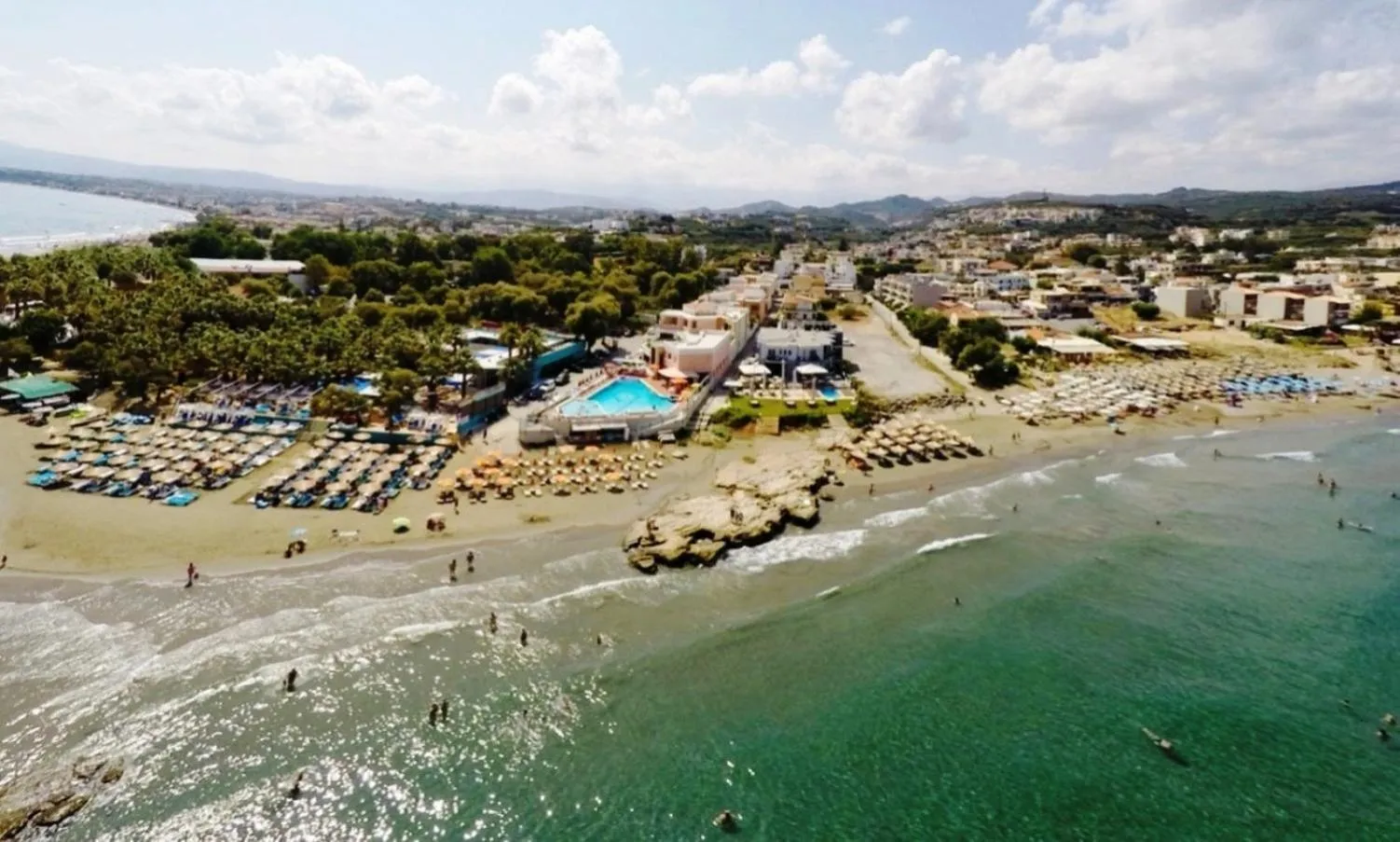 Bird's eye view in Chrispy Beach Resort, Agia Marina
