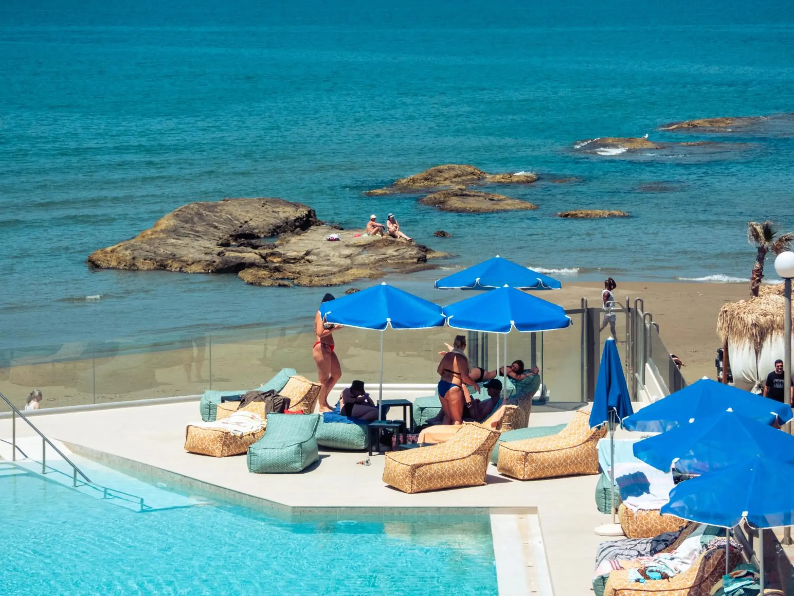 Natural landscape in Chrispy Beach Resort, Agia Marina Natural landscape in Chrispy Beach Resort, Agia Marina