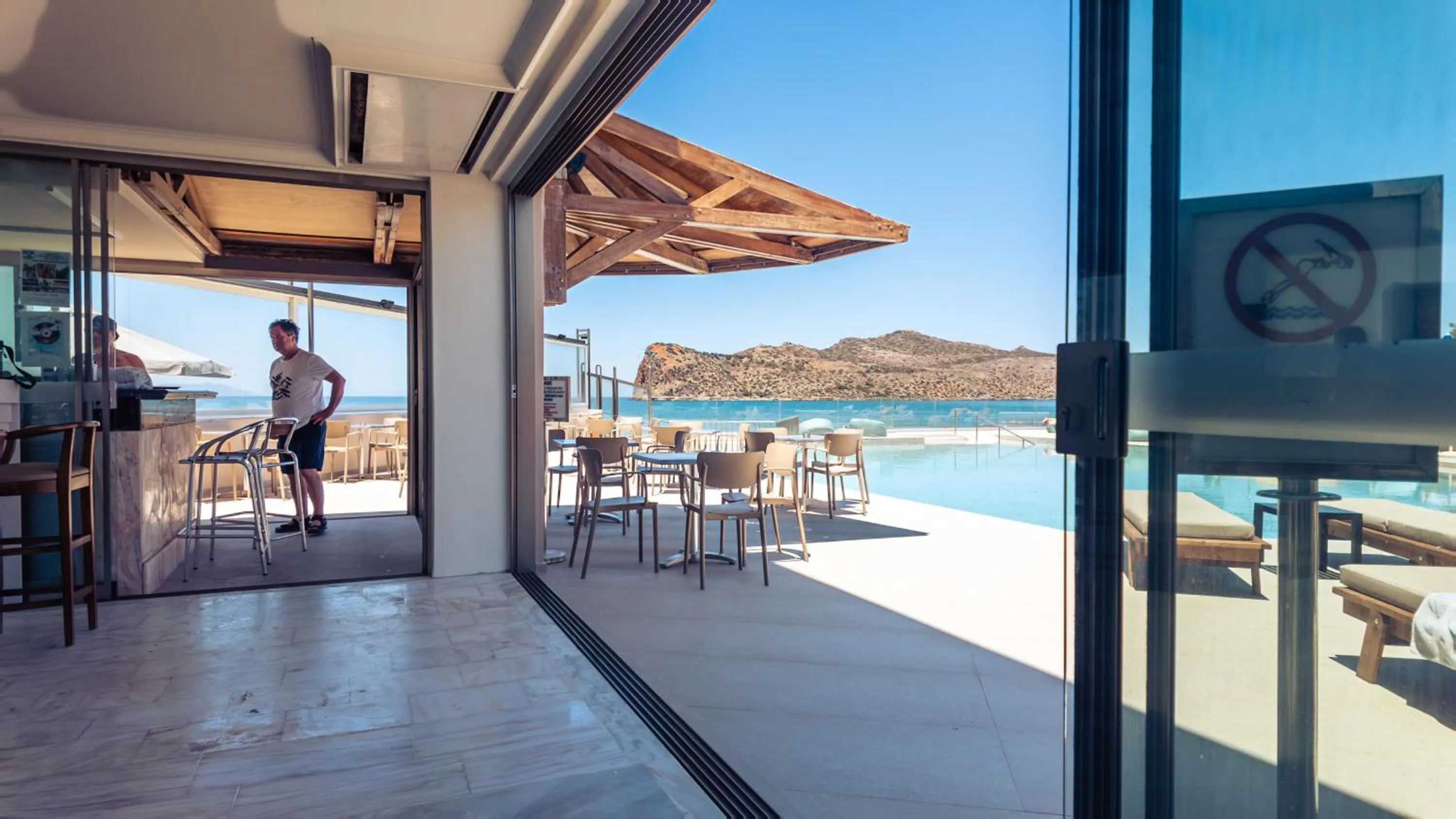 View (from property/room) in Chrispy Beach Resort, Agia Marina