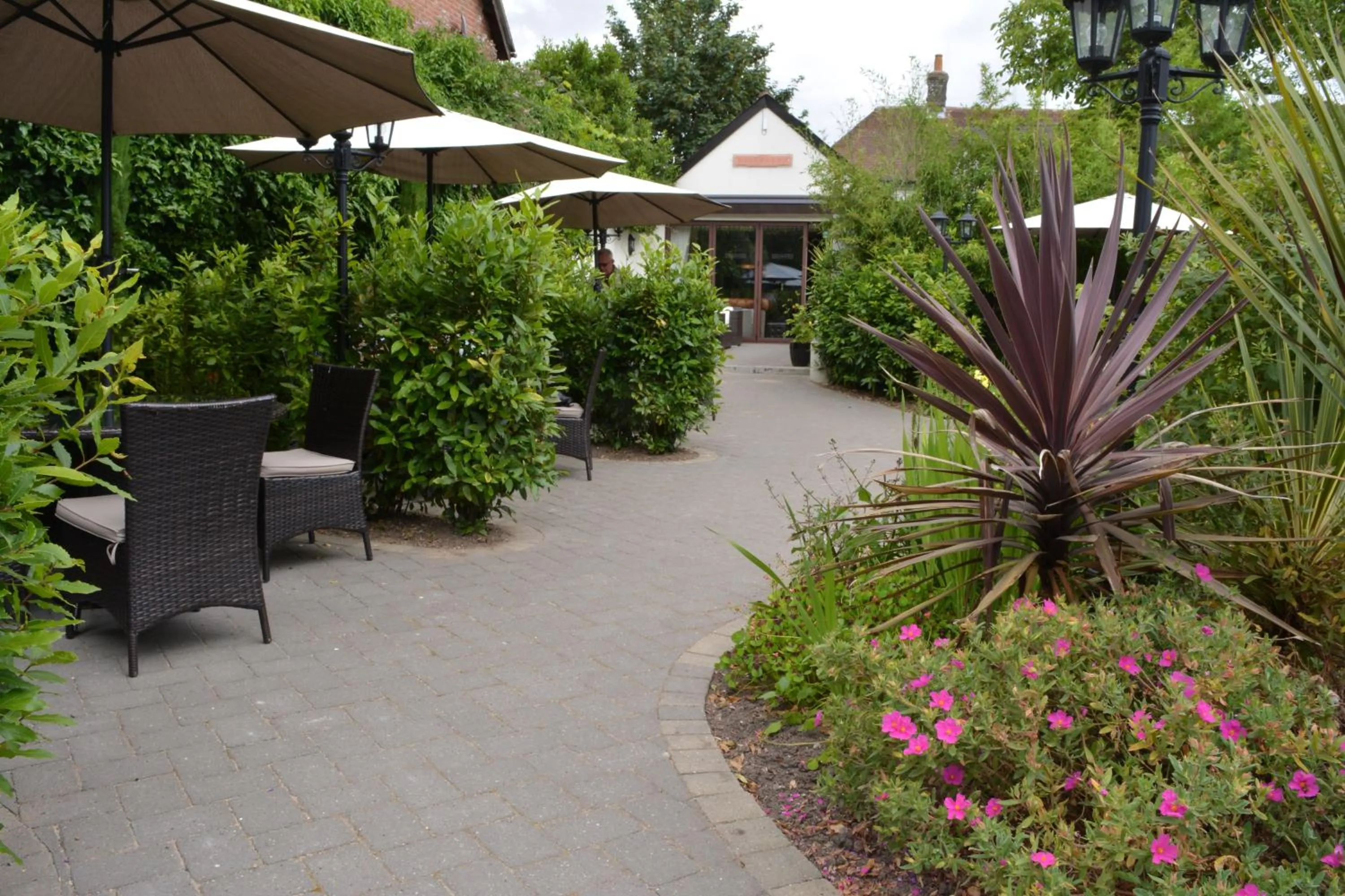 Garden in Greyhound Inn