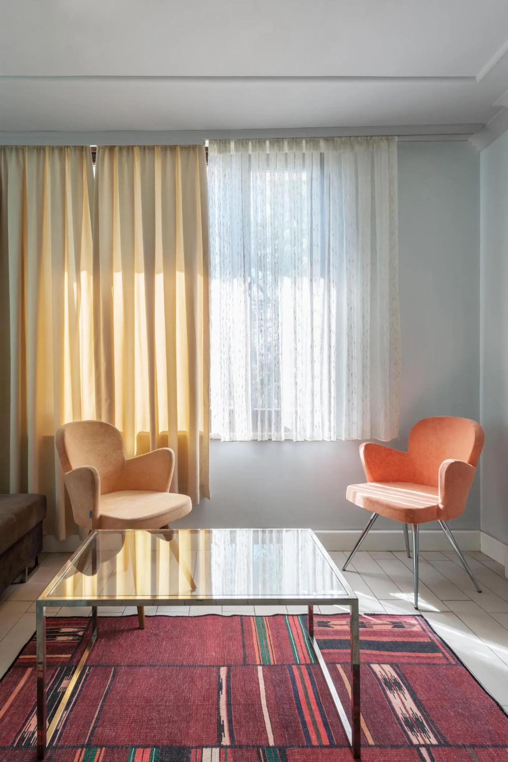 Seating area in Delight Deluxe Aparts