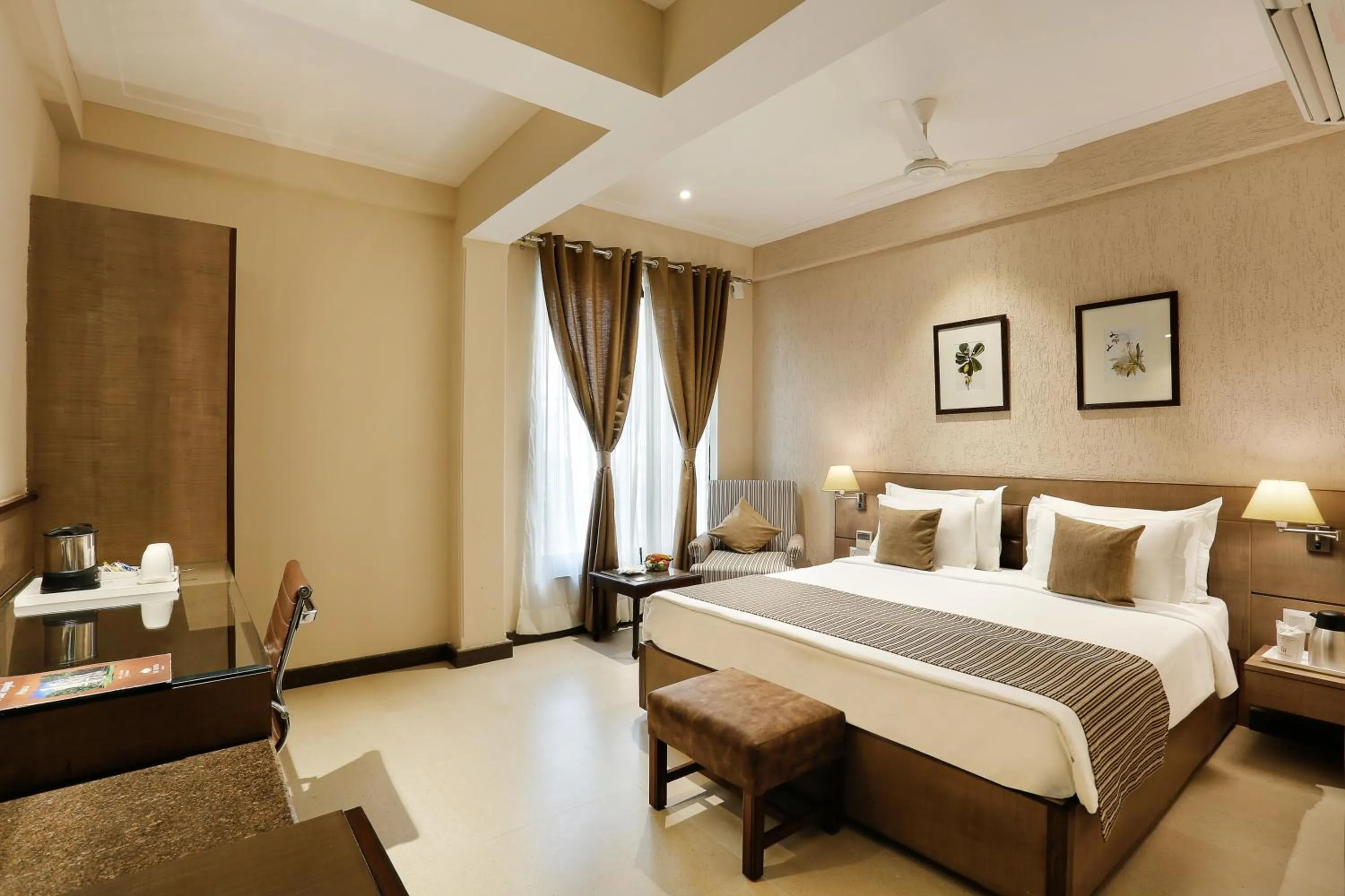Bedroom, Bed in The Manor Bareilly by Leisure Hotels