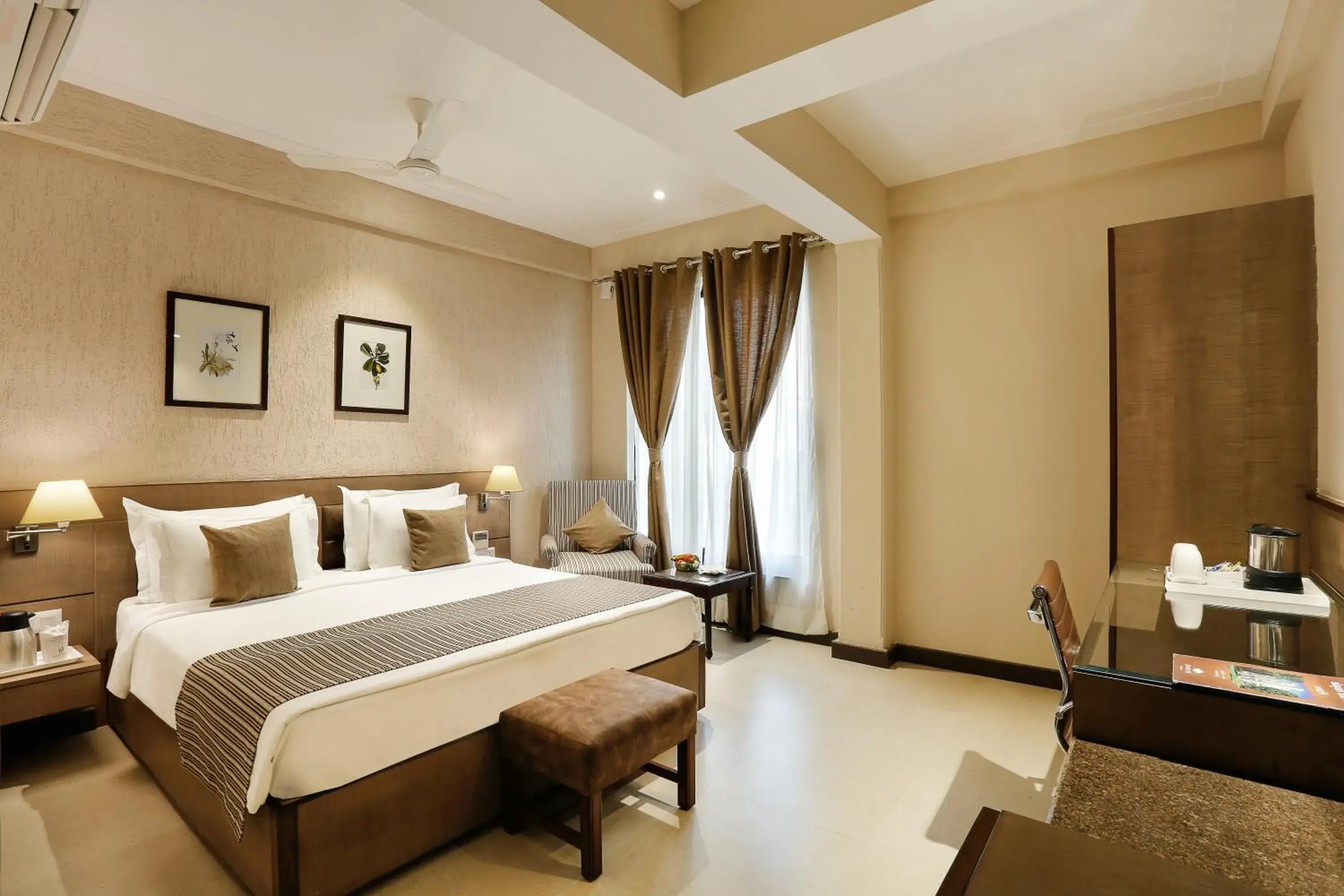 Bedroom, Bed in The Manor Bareilly by Leisure Hotels Bedroom, Bed in The Manor Bareilly by Leisure Hotels