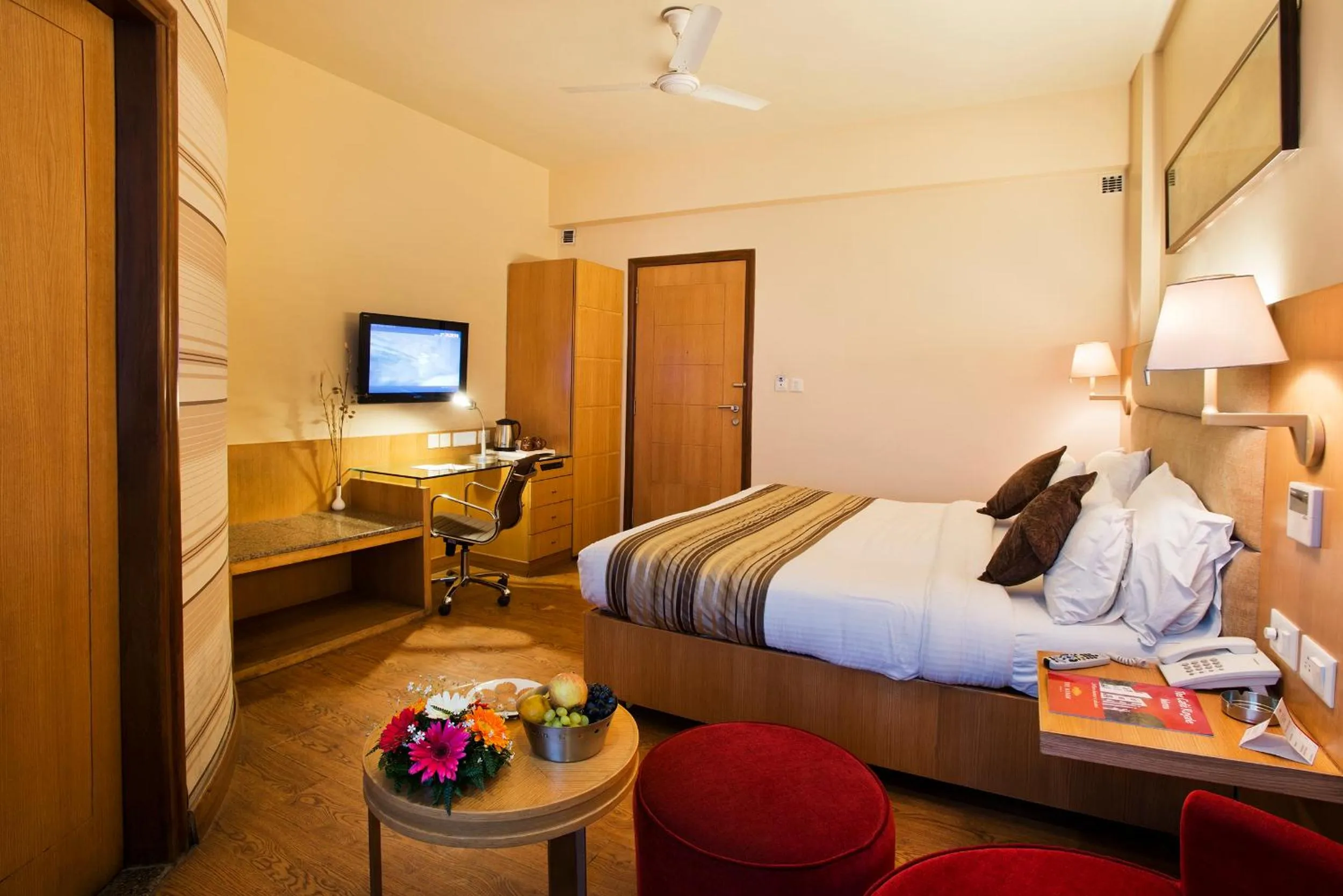 Bedroom, Bed in The Manor Bareilly by Leisure Hotels
