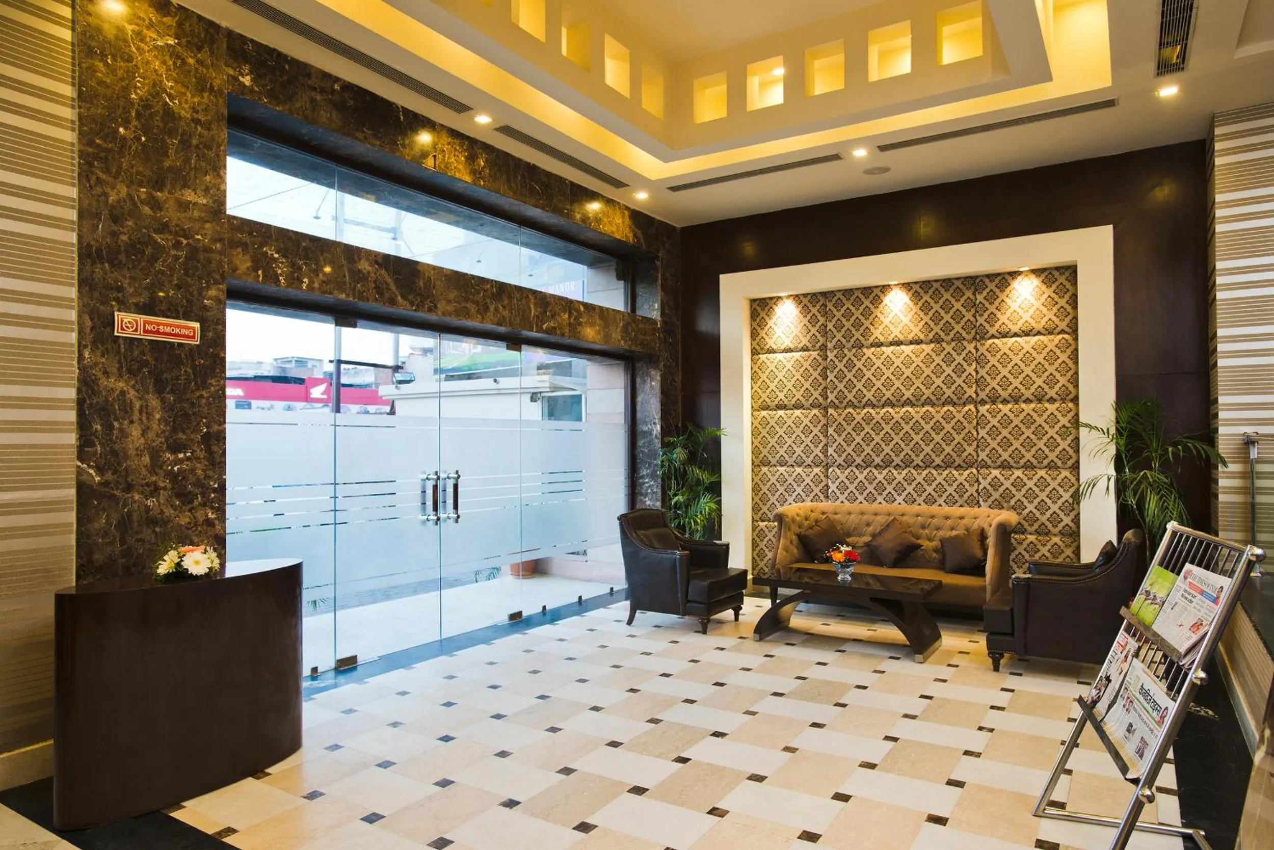Lobby or reception in The Manor Bareilly by Leisure Hotels